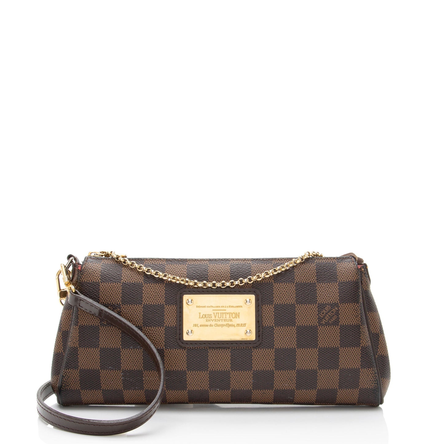Louis Vuitton Damier Ebene Eva Clutch