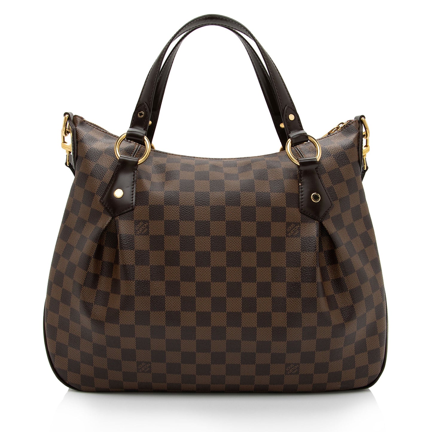 Louis Vuitton Damier Ebene Evora MM Shoulder Bag (SHF-wDevBc)