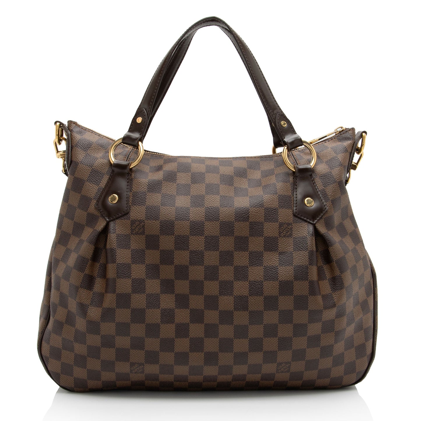 Louis Vuitton Damier Ebene Evora MM Shoulder Bag (SHF-iUlOcy)