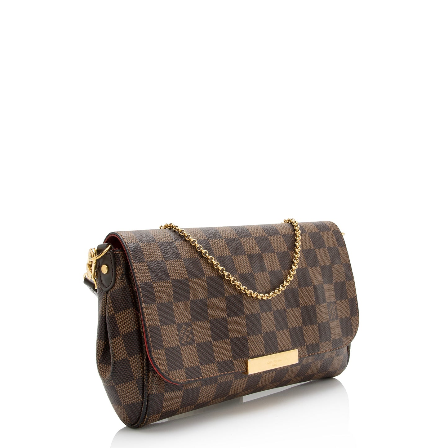 Louis Vuitton Damier Ebene Favorite MM Shoulder Bag (SHF-23335)