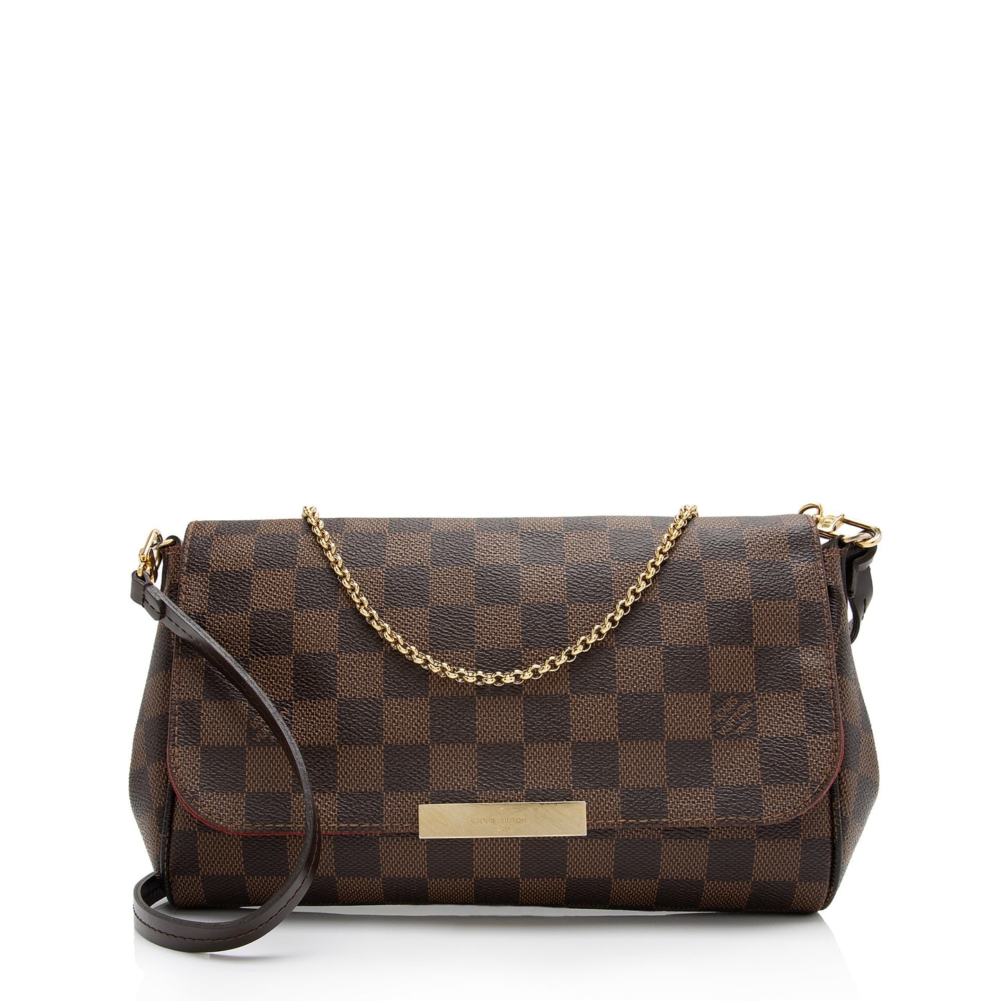 Louis Vuitton Damier Ebene Favorite MM Shoulder Bag (SHF-uhjOFW)