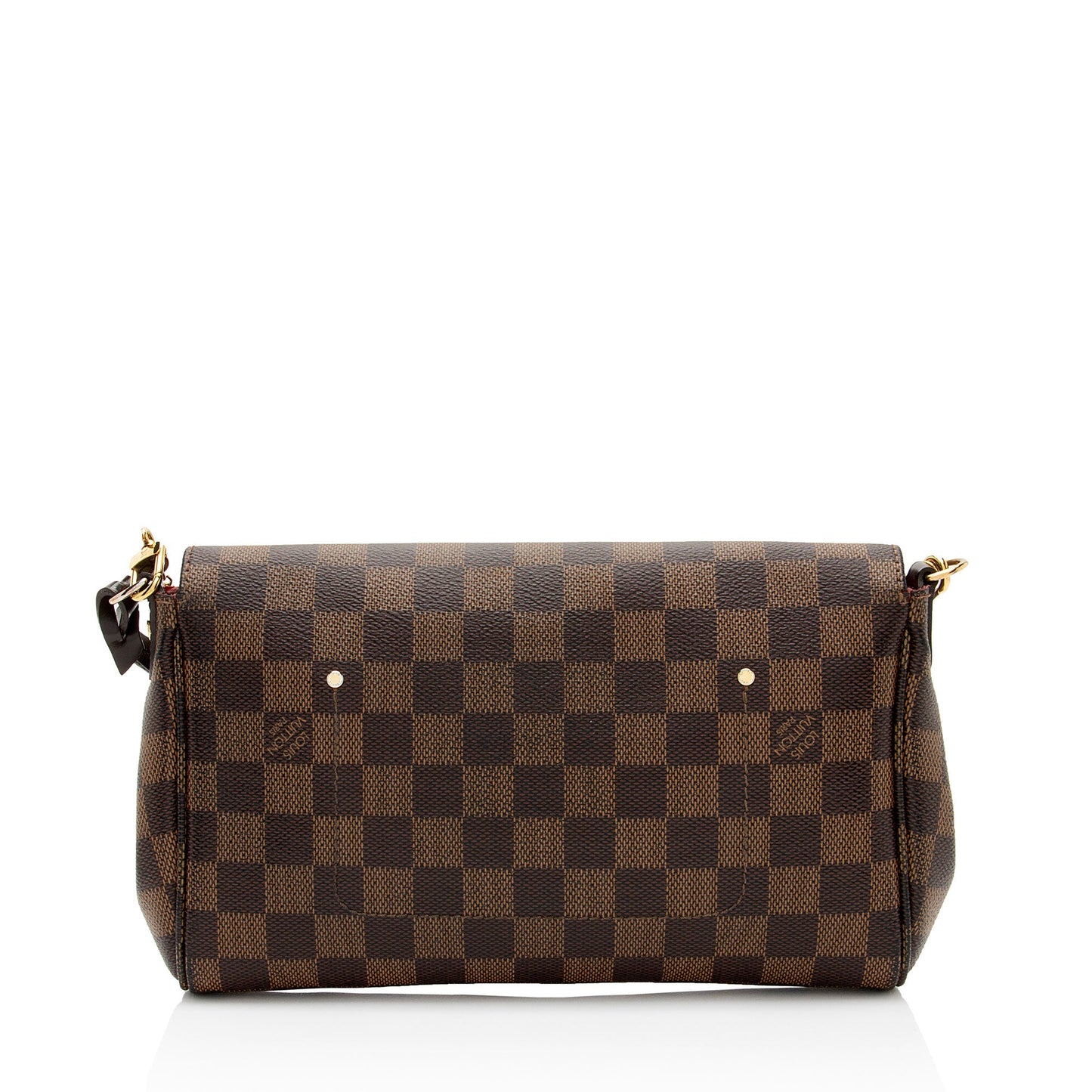 Louis Vuitton Damier Ebene Favorite MM Shoulder Bag (SHF-J9tGL6)