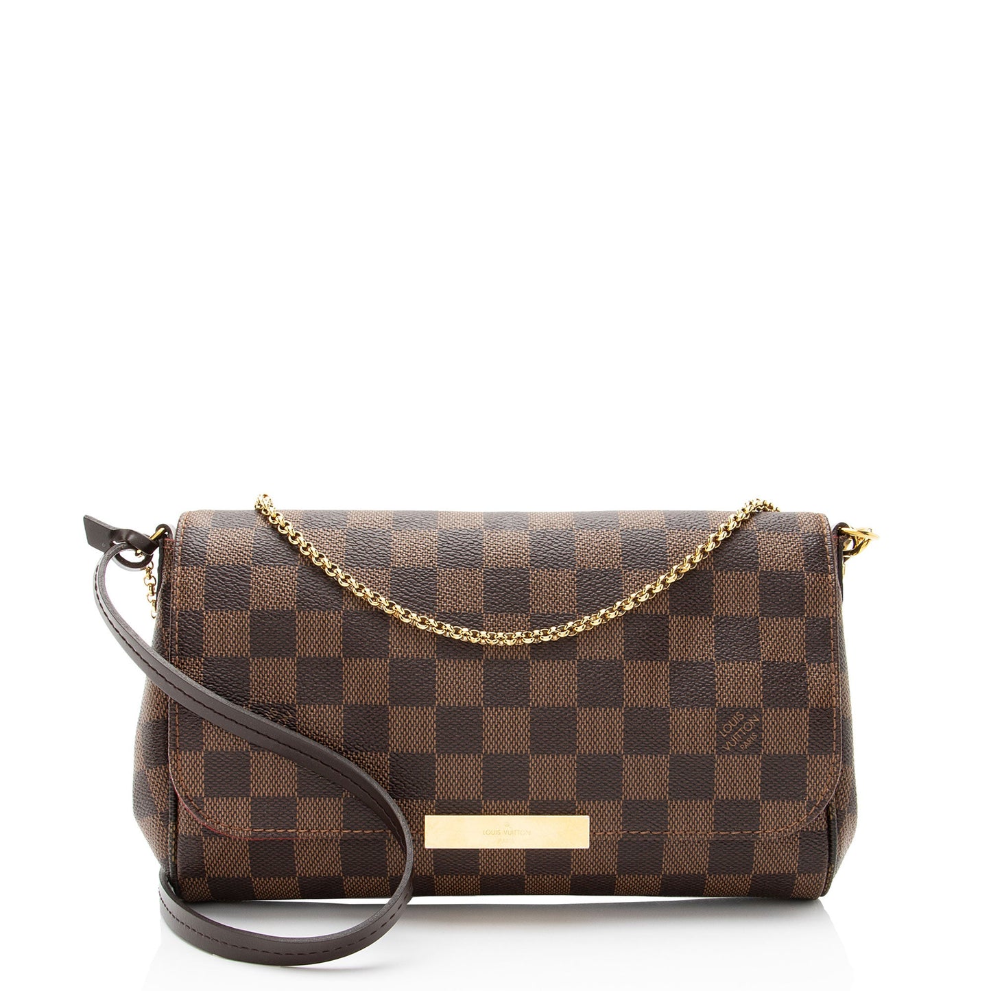 Louis Vuitton Damier Ebene Favorite MM Shoulder Bag