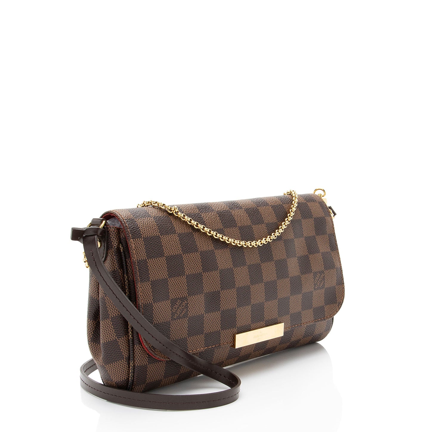 Louis Vuitton Damier Ebene Favorite MM Shoulder Bag