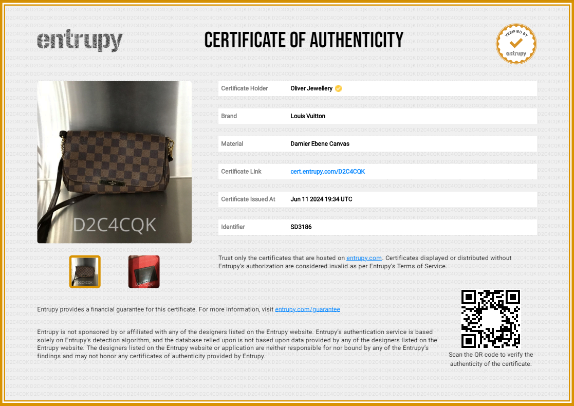 Louis Vuitton Damier Ebene Favorite PM