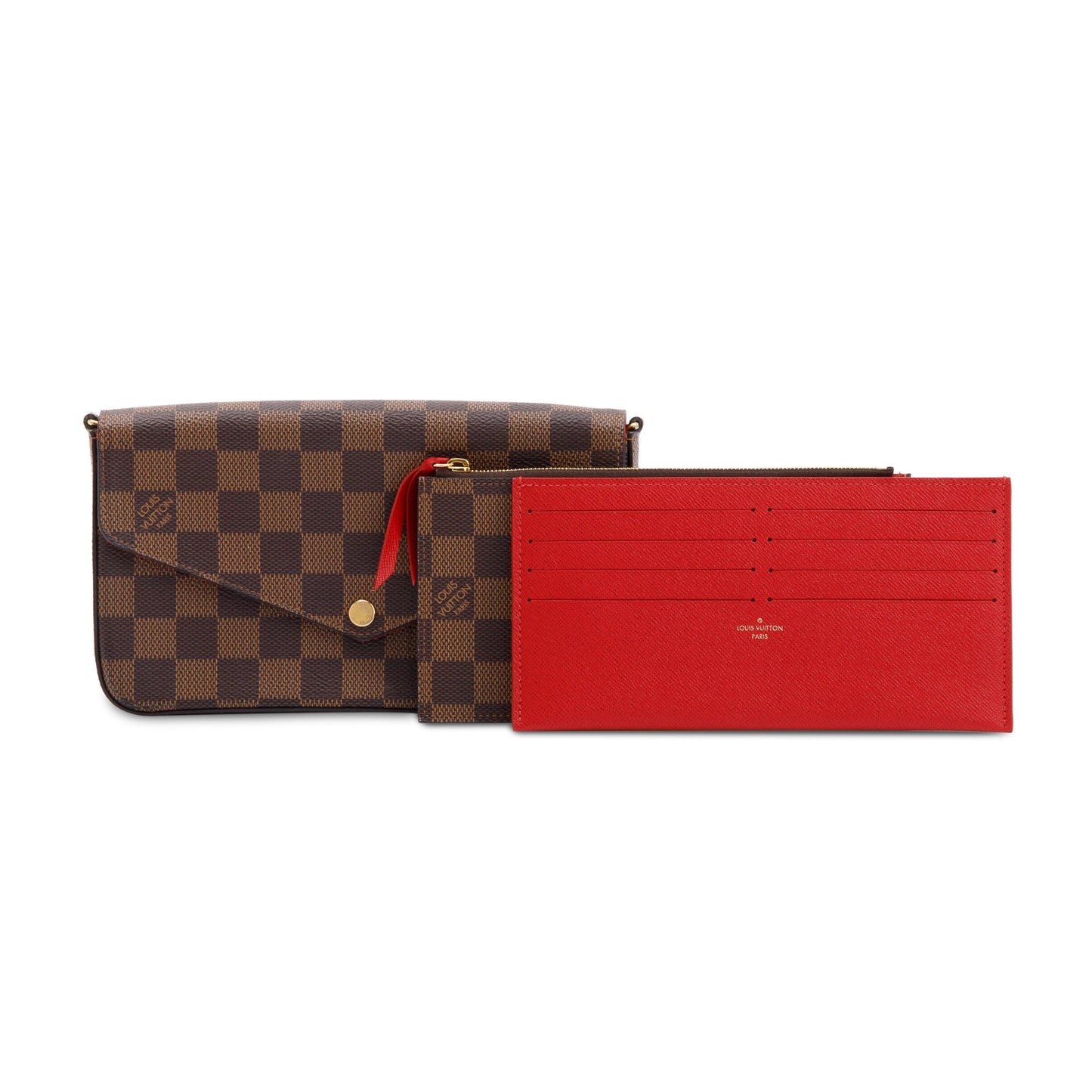 Louis Vuitton Damier Ebene Felicie Pochette Bag