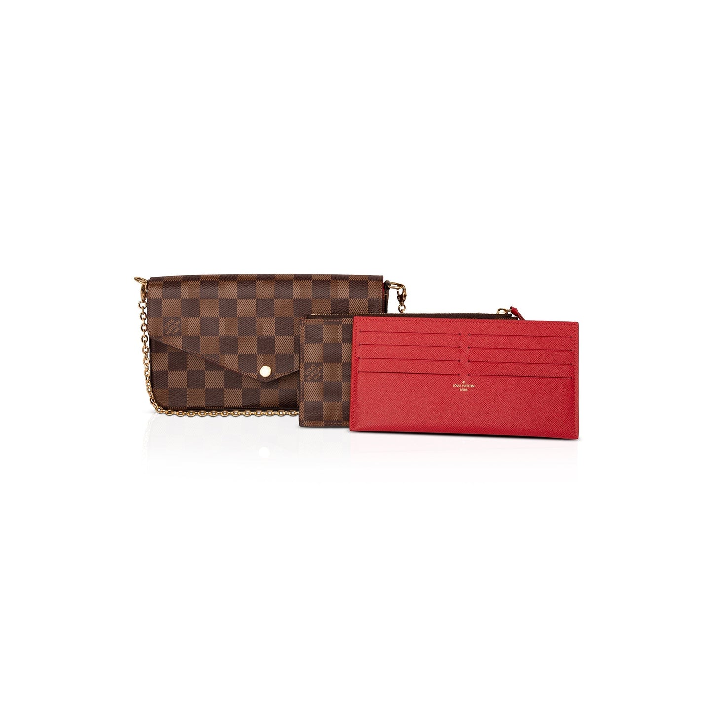 Louis Vuitton Damier Ebene Felicie Pochette Bag