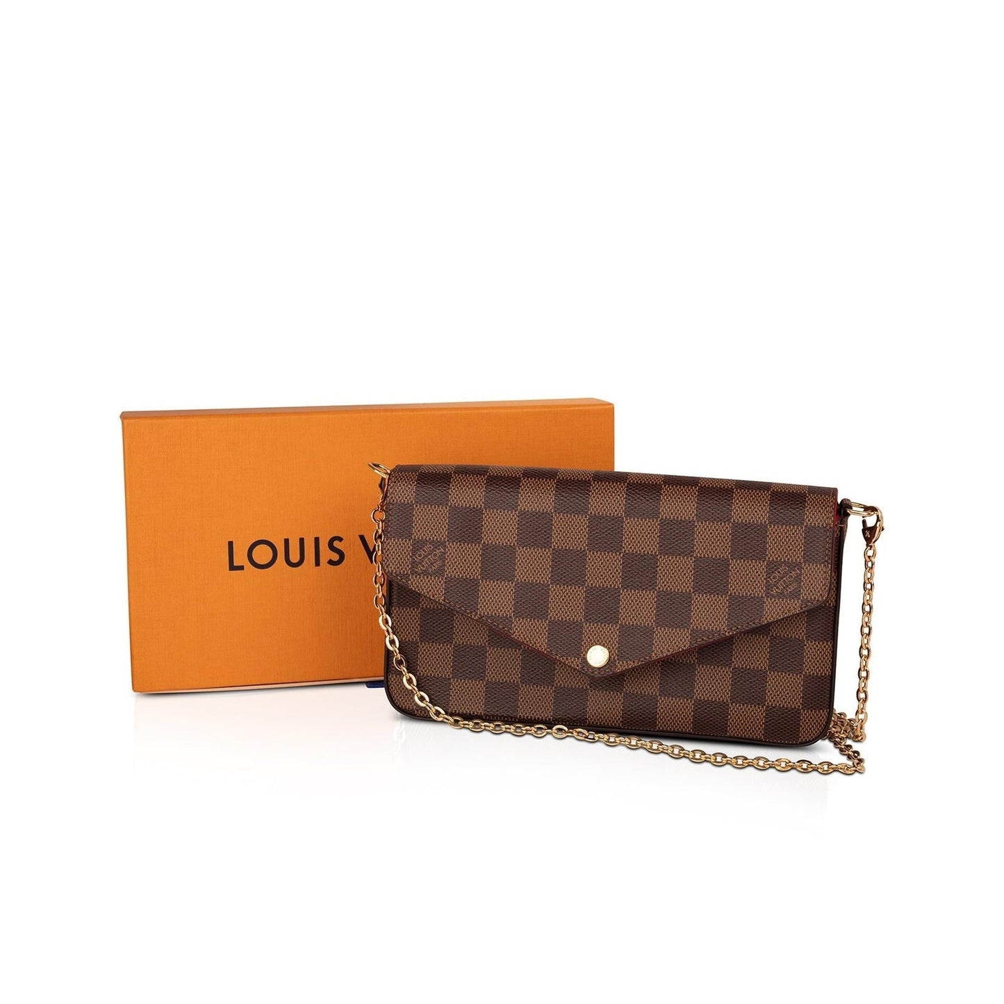 Louis Vuitton Damier Ebene Felicie Pochette Bag