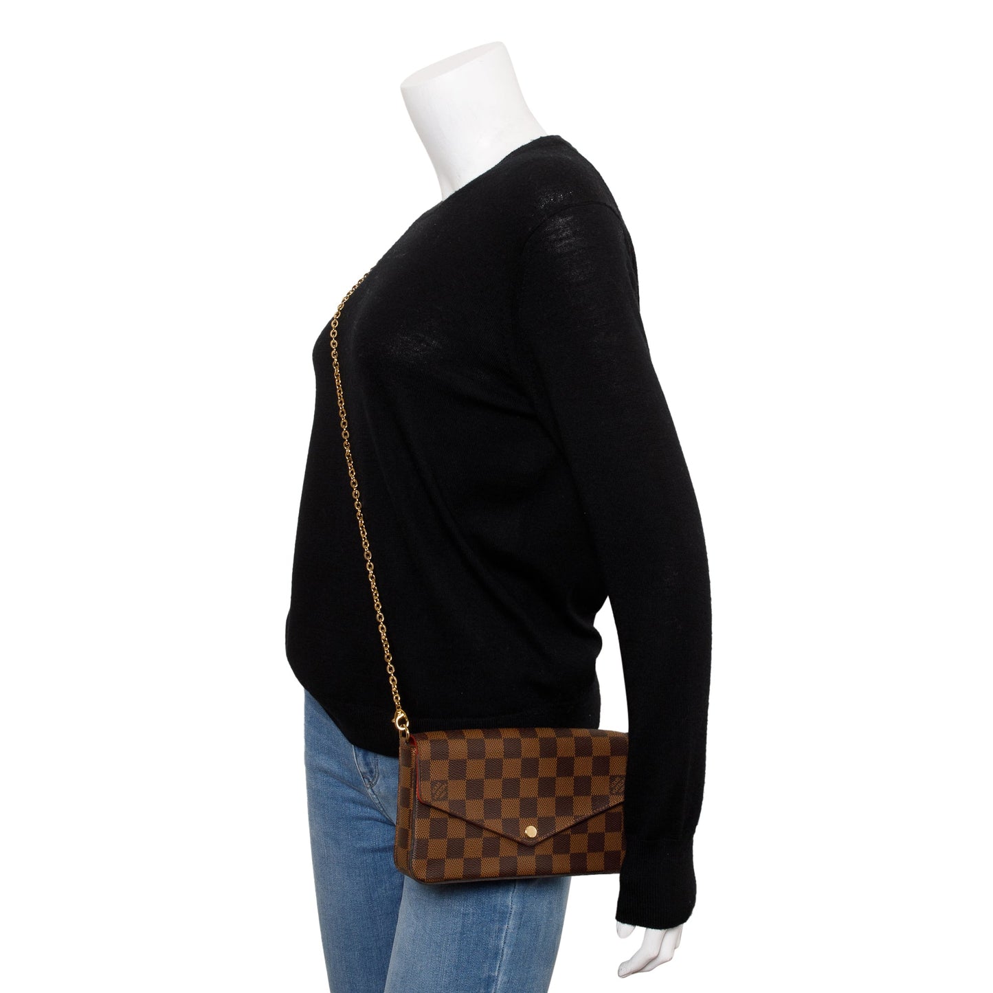 Louis Vuitton Damier Ebene Felicie Pochette