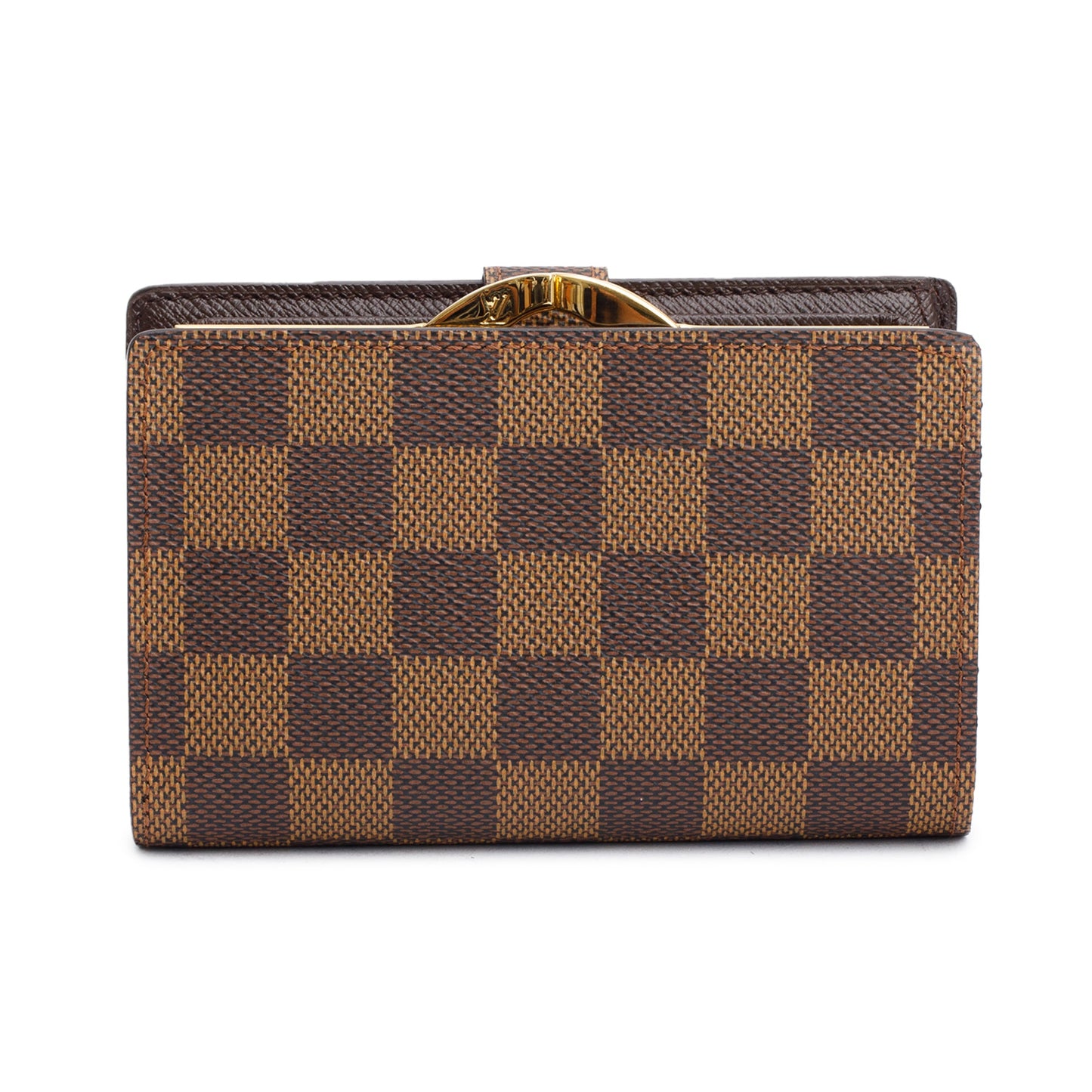 Louis Vuitton Damier Ebene French Purse Compact Wallet
