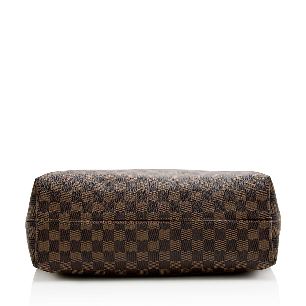 Louis Vuitton Damier Ebene Graceful MM Hobo (SHF-21399)