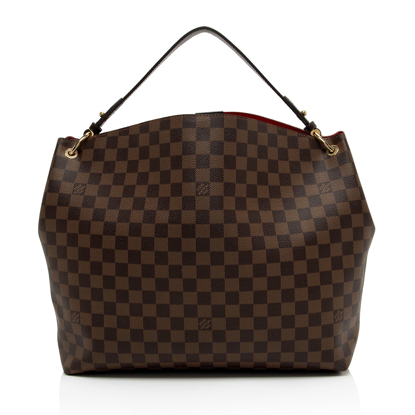 Louis Vuitton Damier Ebene Graceful MM Hobo (SHF-zUN7dc)