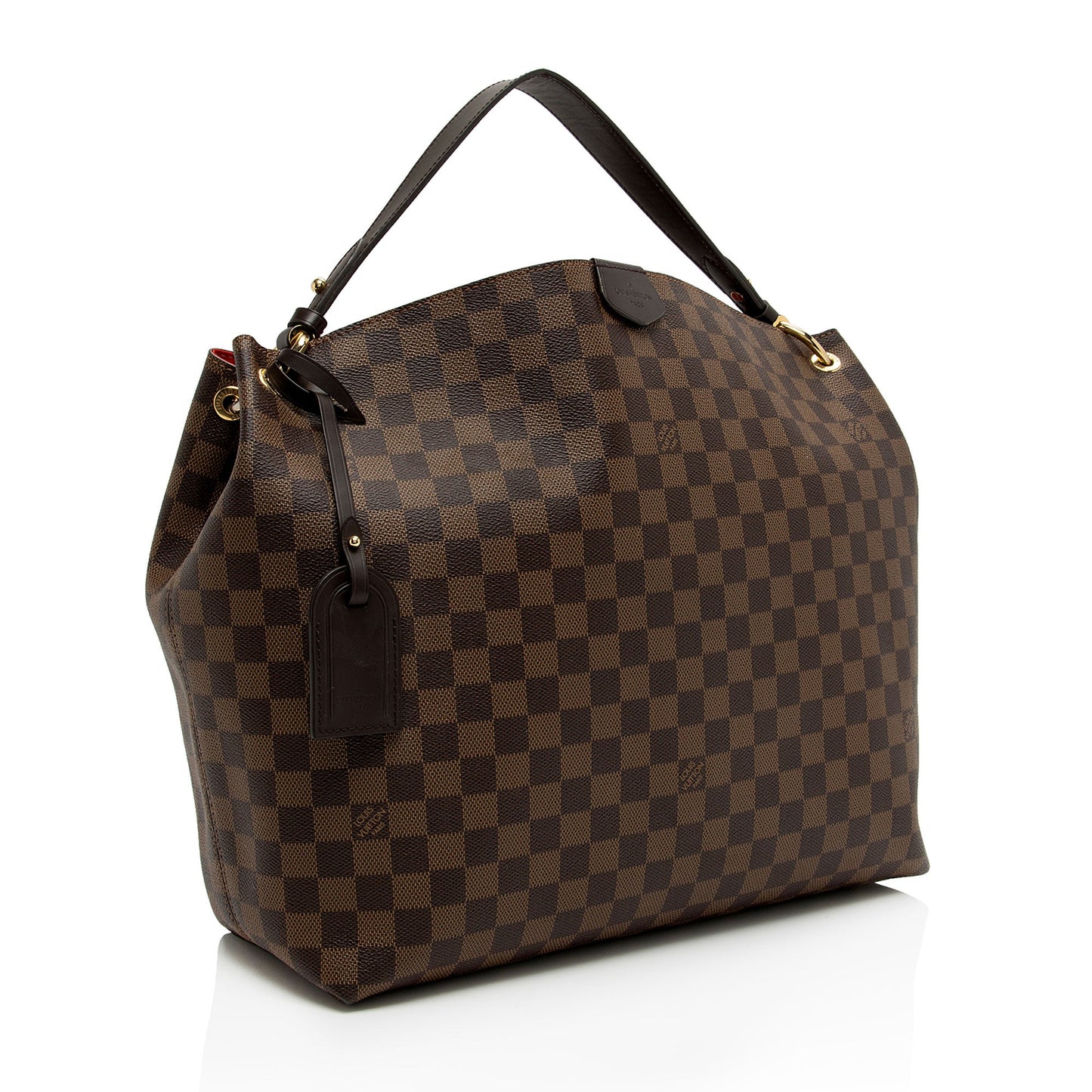 Louis Vuitton Damier Ebene Graceful MM Hobo (SHF-zUN7dc)
