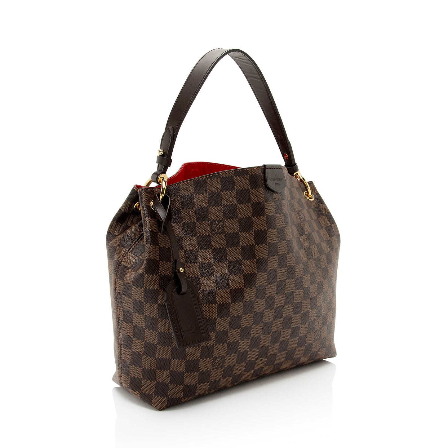 Louis Vuitton Damier Ebene Graceful PM Hobo (SHF-WhdFTh)