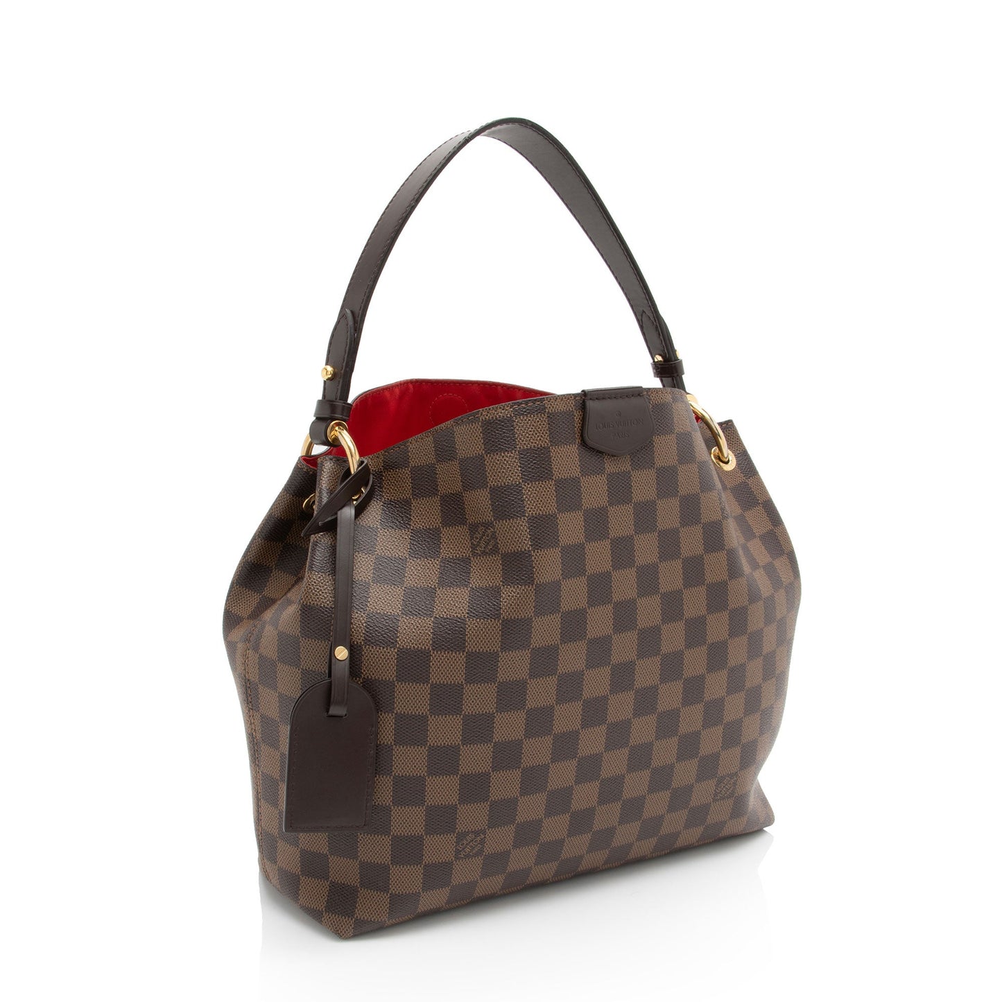 Louis Vuitton Damier Ebene Graceful PM Hobo (SHF-7GmGY0)
