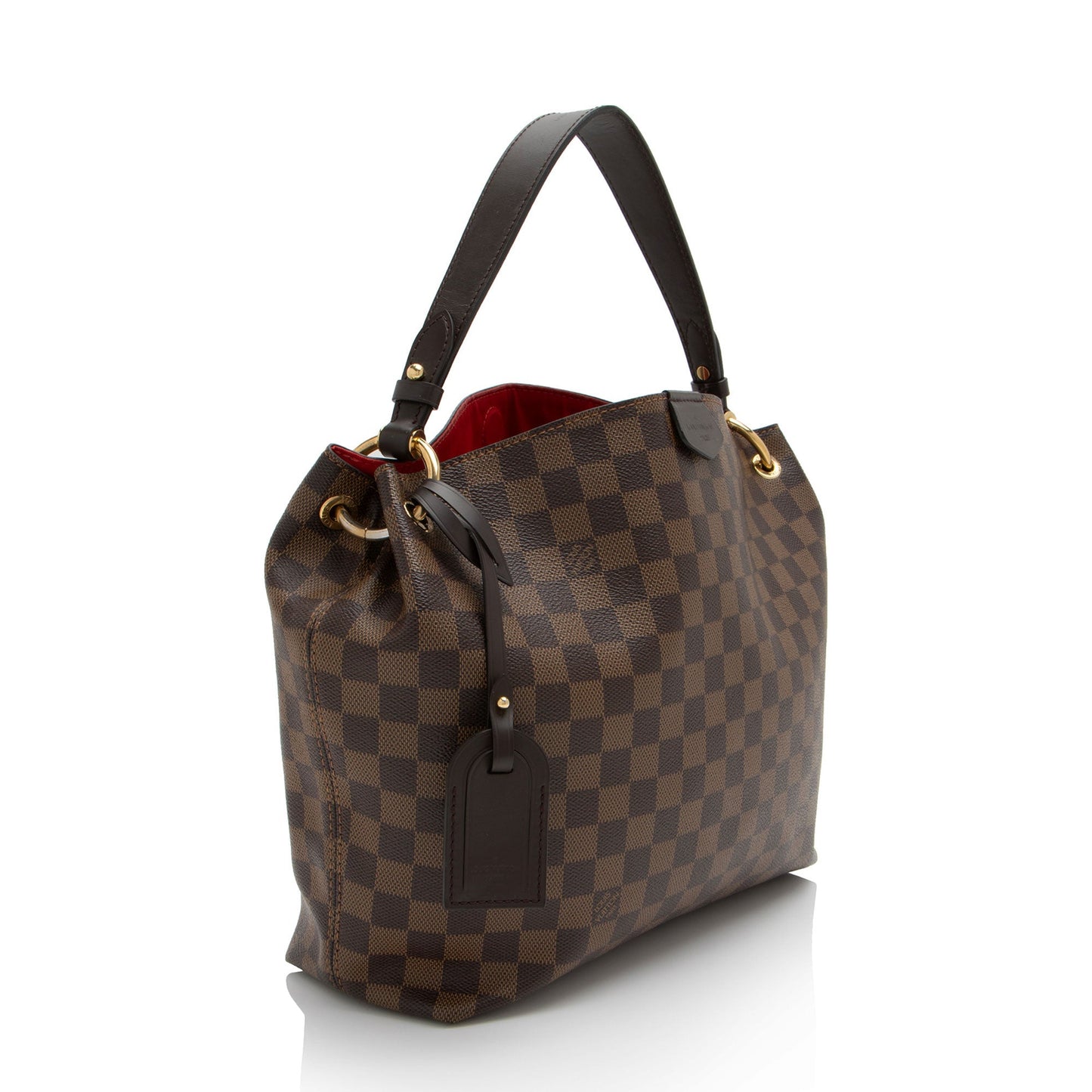 Louis Vuitton Damier Ebene Graceful PM Hobo (SHF-Y9AsR5)