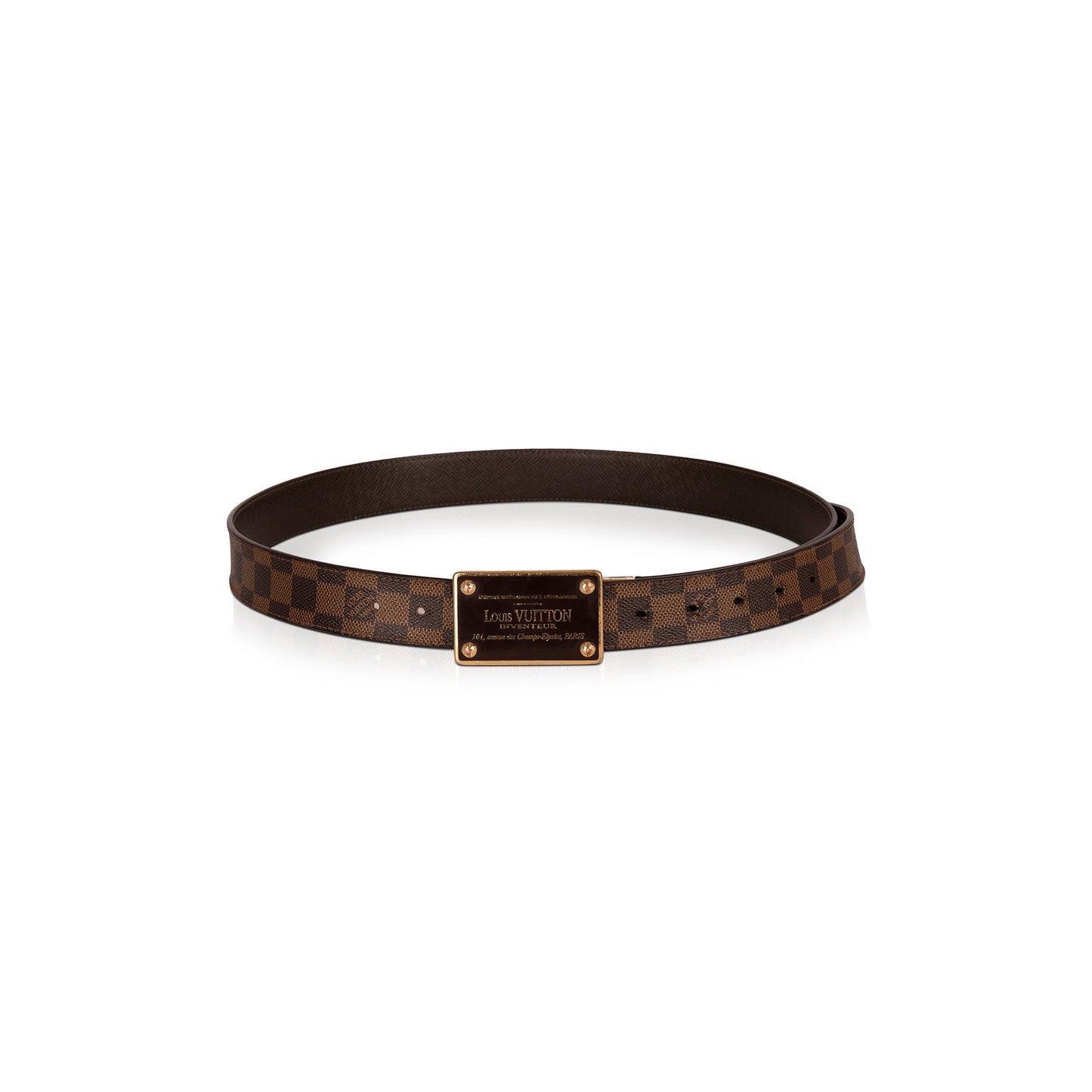Louis Vuitton Damier Ebene Inventeur Reversible 35MM Belt