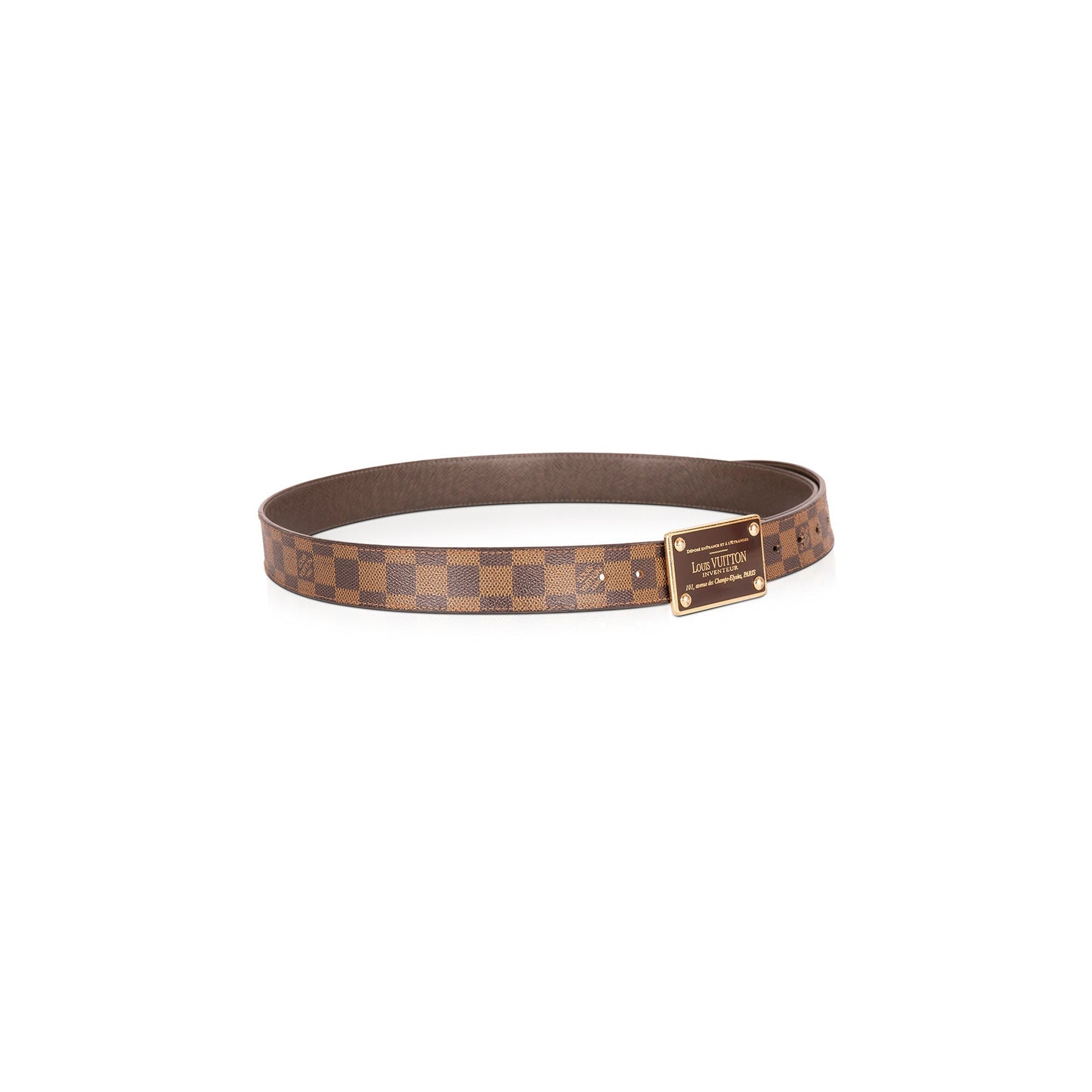 Louis Vuitton Damier Ebene Inventeur Reversible 35MM Belt