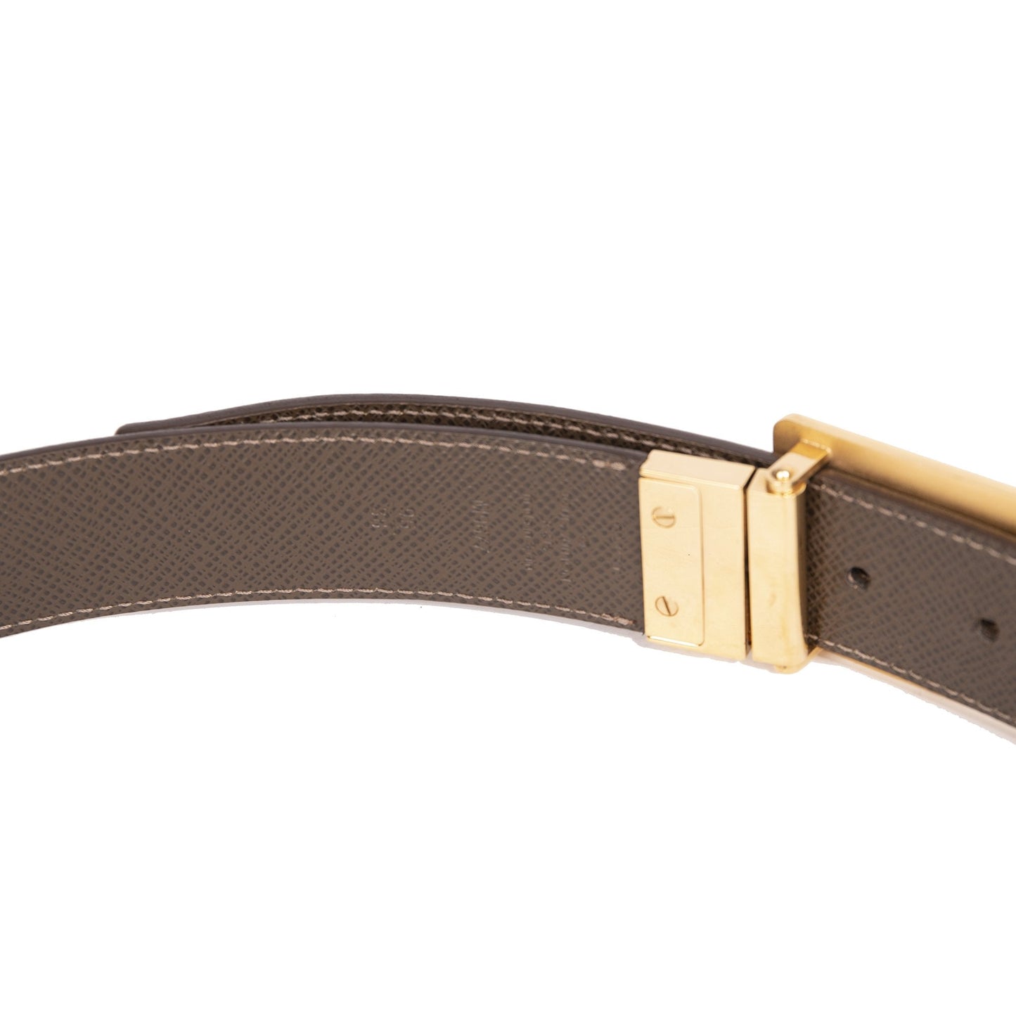 Louis Vuitton Damier Ebene Inventeur Reversible 35MM Belt