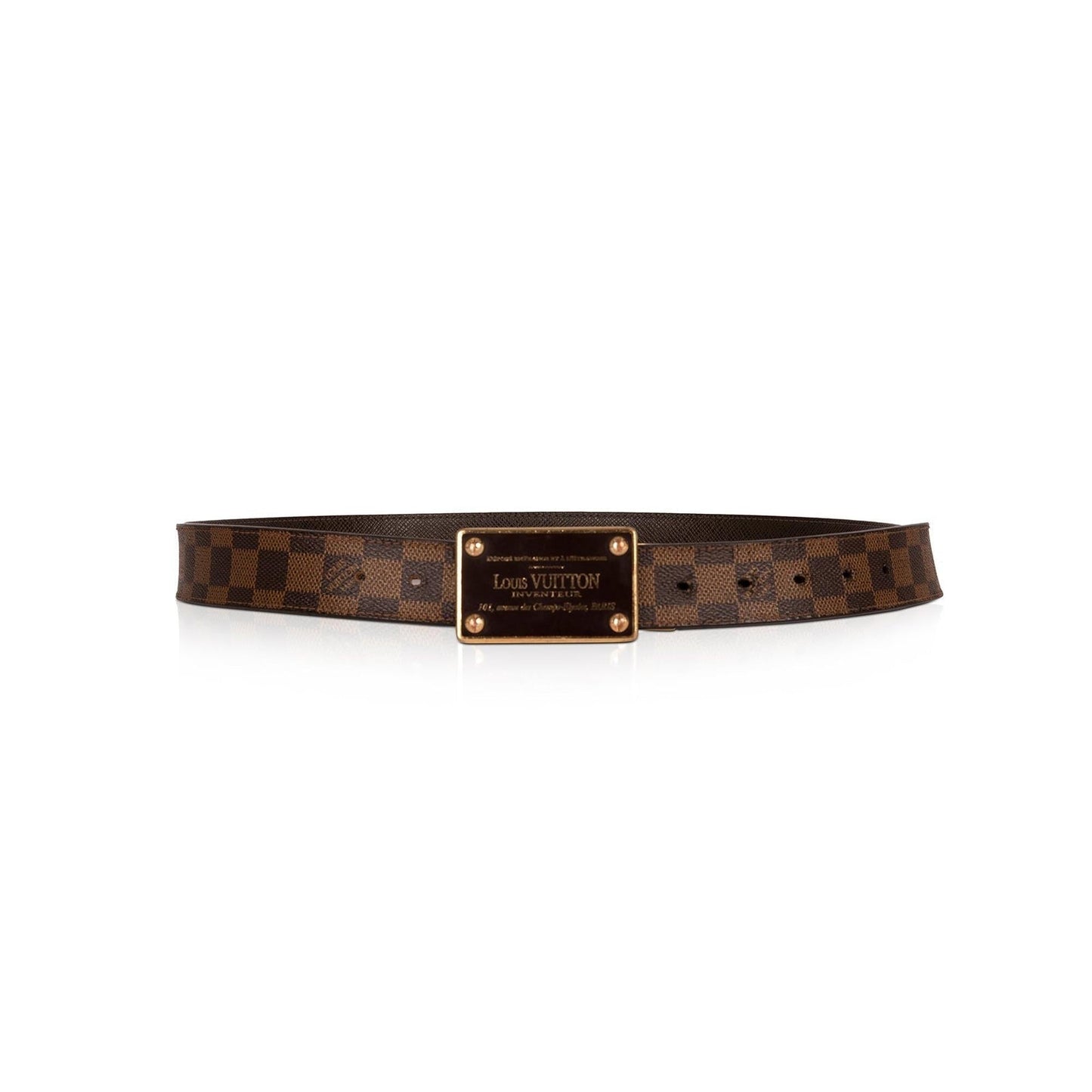Louis Vuitton Damier Ebene Inventeur Reversible 35MM Belt