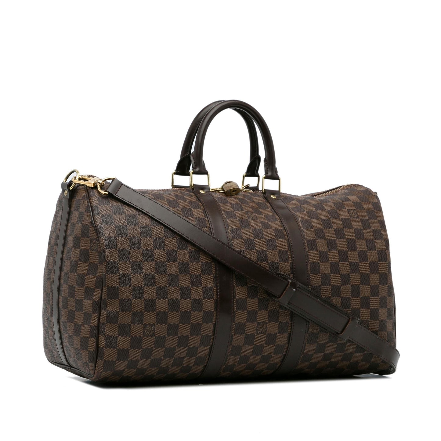 Louis Vuitton Damier Ebene Keepall Bandouliere 50 (SHG-pkT9wf)