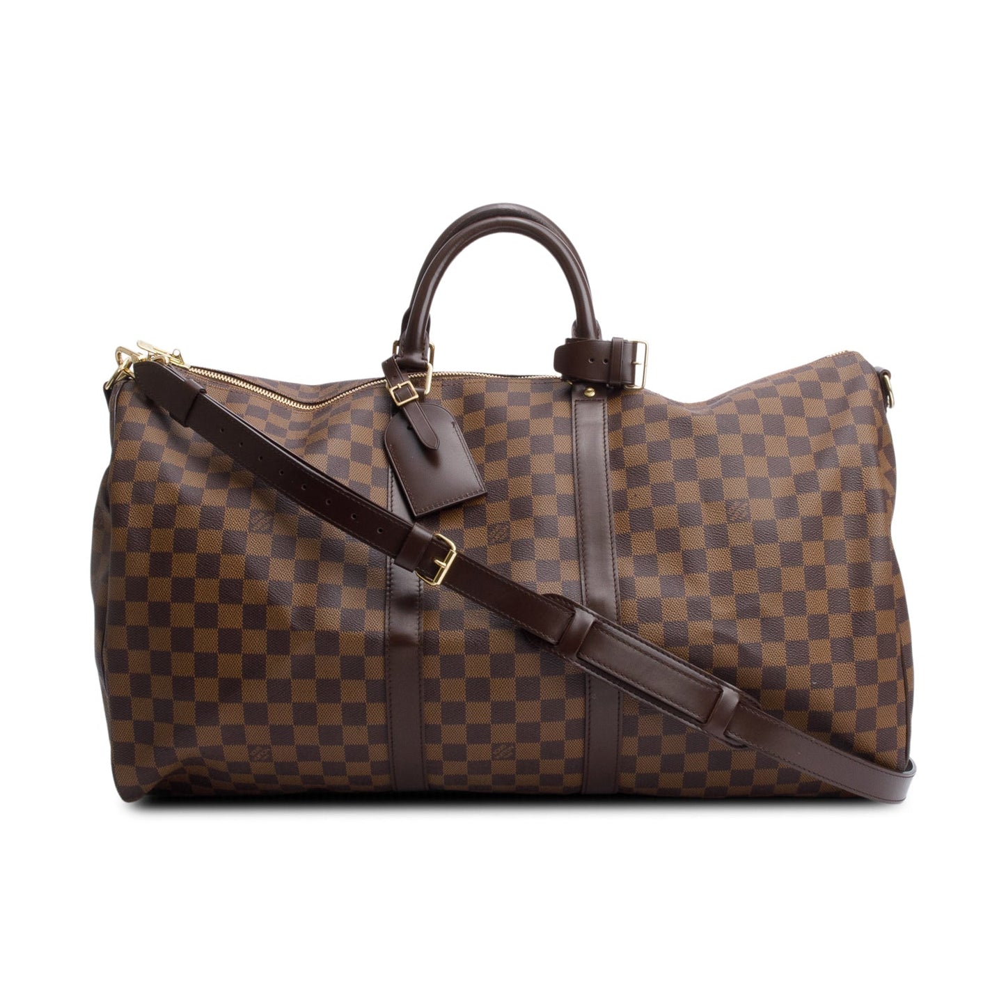Louis Vuitton Damier Ebene Keepall Bandouliere 55