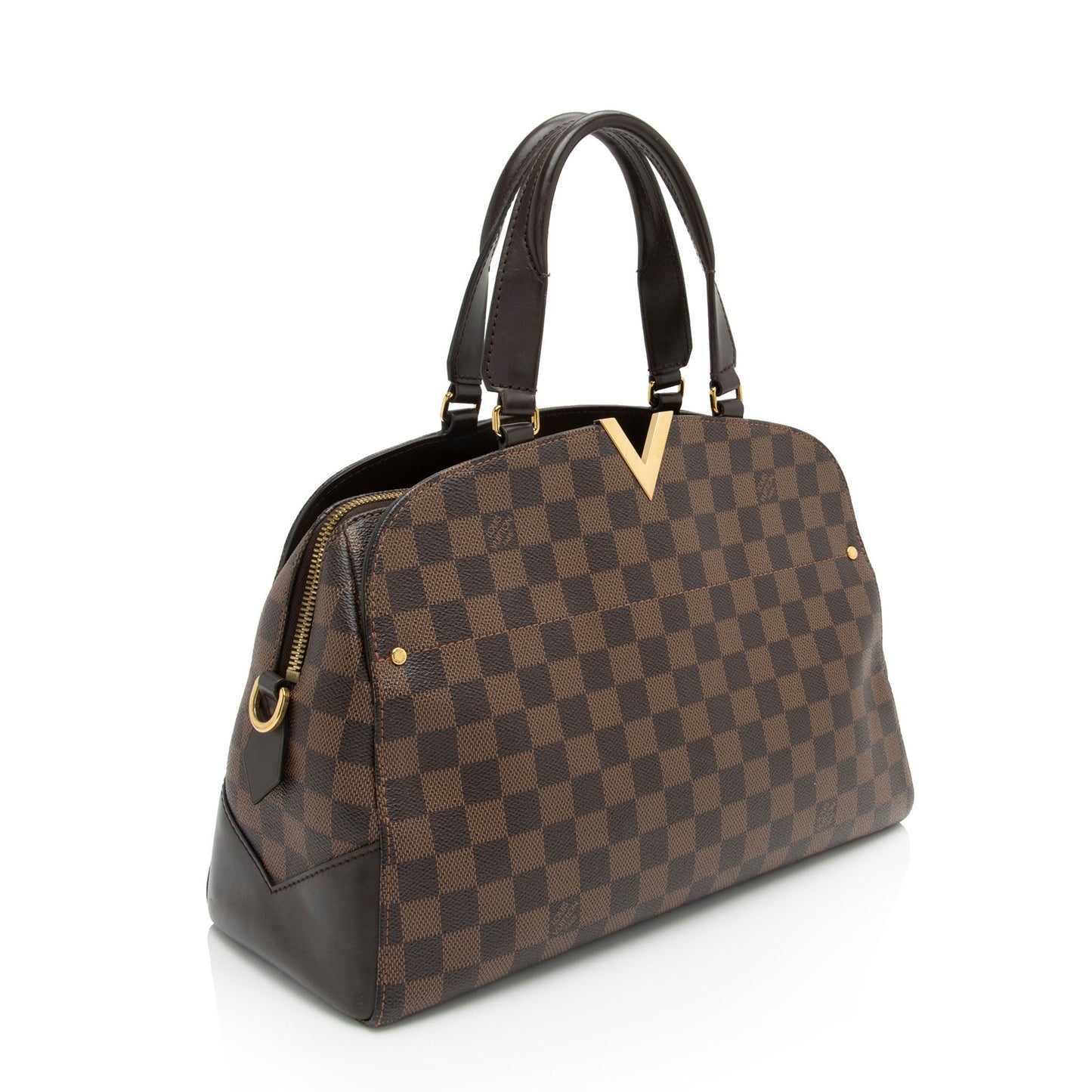 Louis Vuitton Damier Ebene Kensington Bowler Satchel
