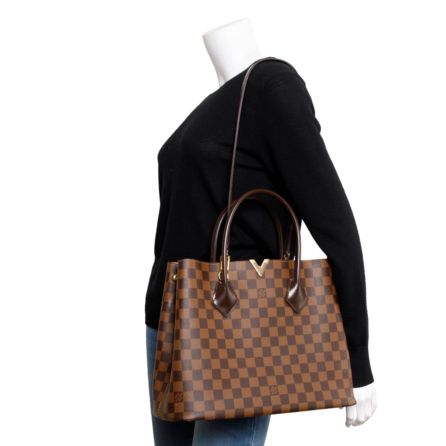 Louis Vuitton Damier Ebene Kensington Tote