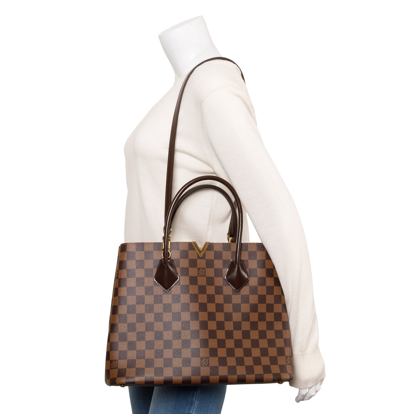 Louis Vuitton Damier Ebene Kensington Tote
