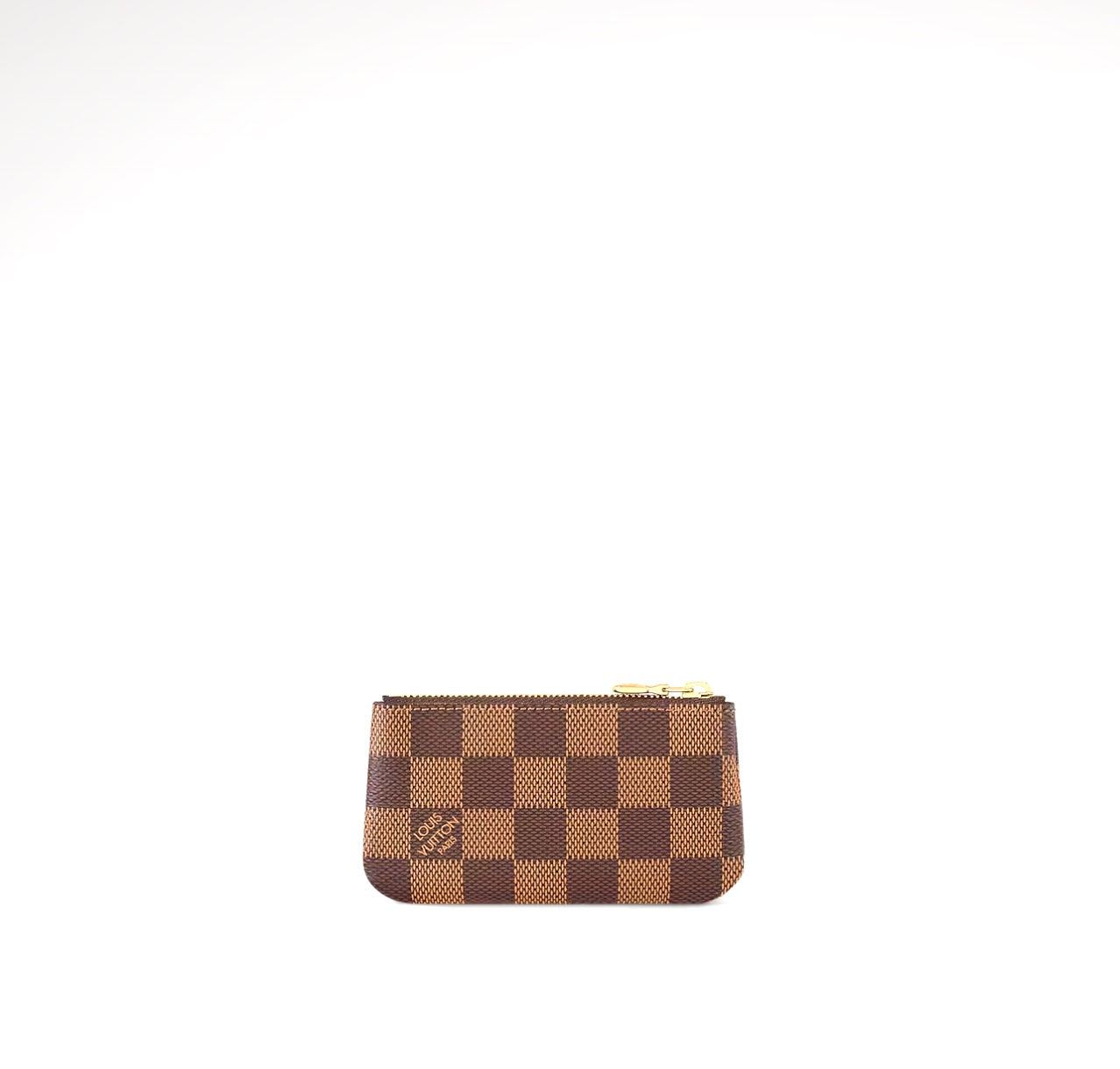 LOUIS VUITTON EBENE DAMIER KEY COIN POUCH