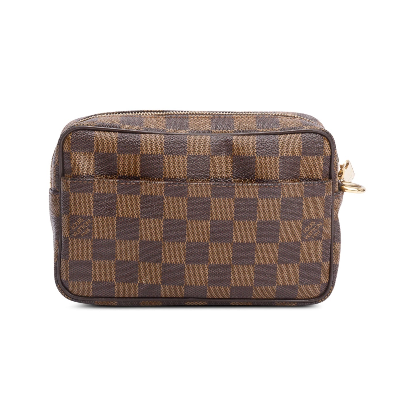 Louis Vuitton Damier Ebene Macao Wristlet Clutch