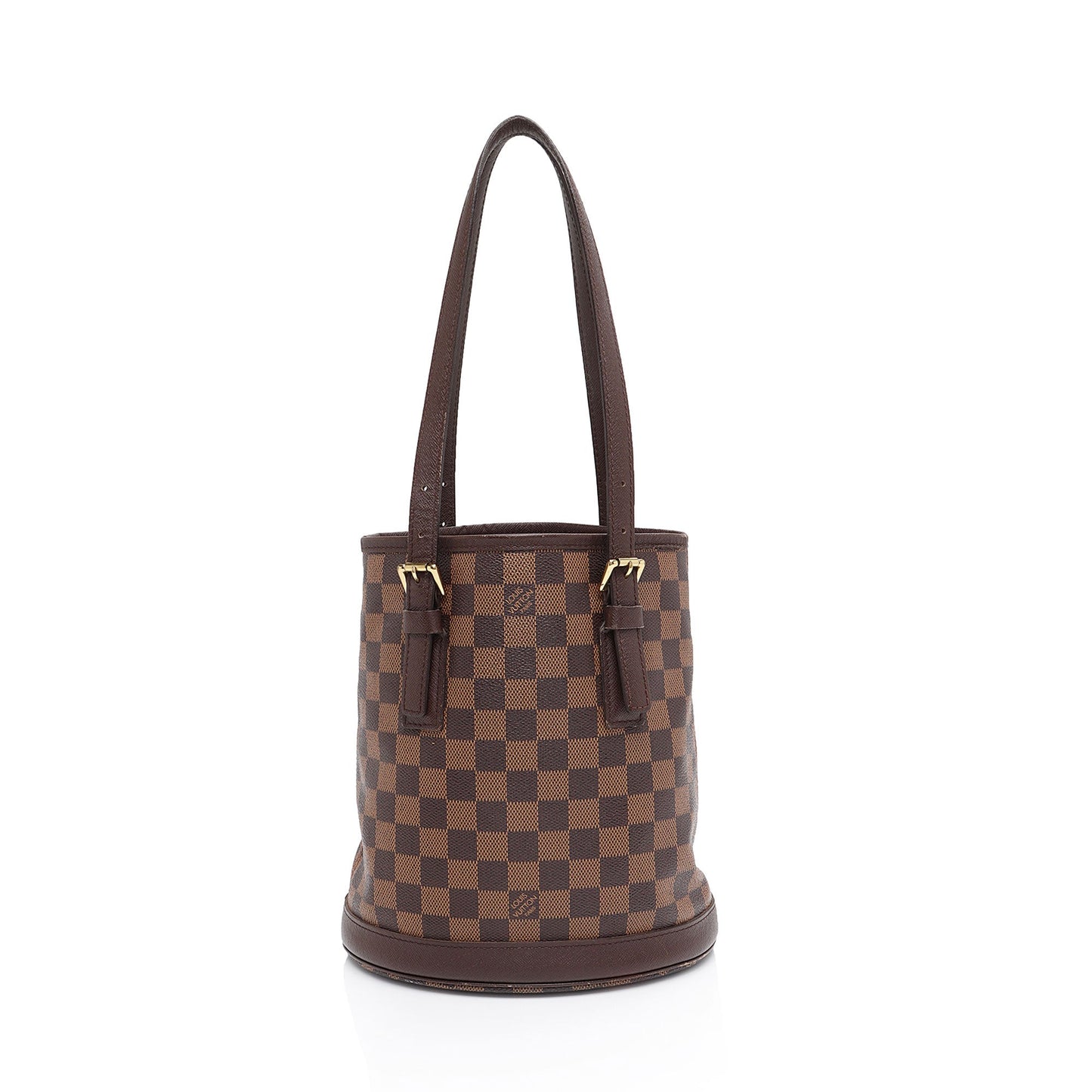 Louis Vuitton Damier Ebene Marais Bucket Tote (SHF-K0Q38J)