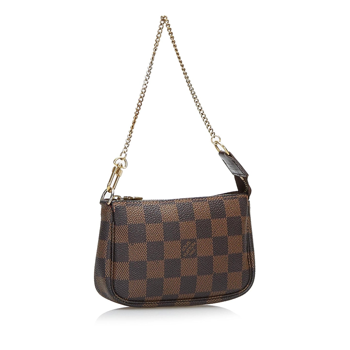 Louis Vuitton Damier Ebene Mini Pochette Accessoires (SHG-36364)