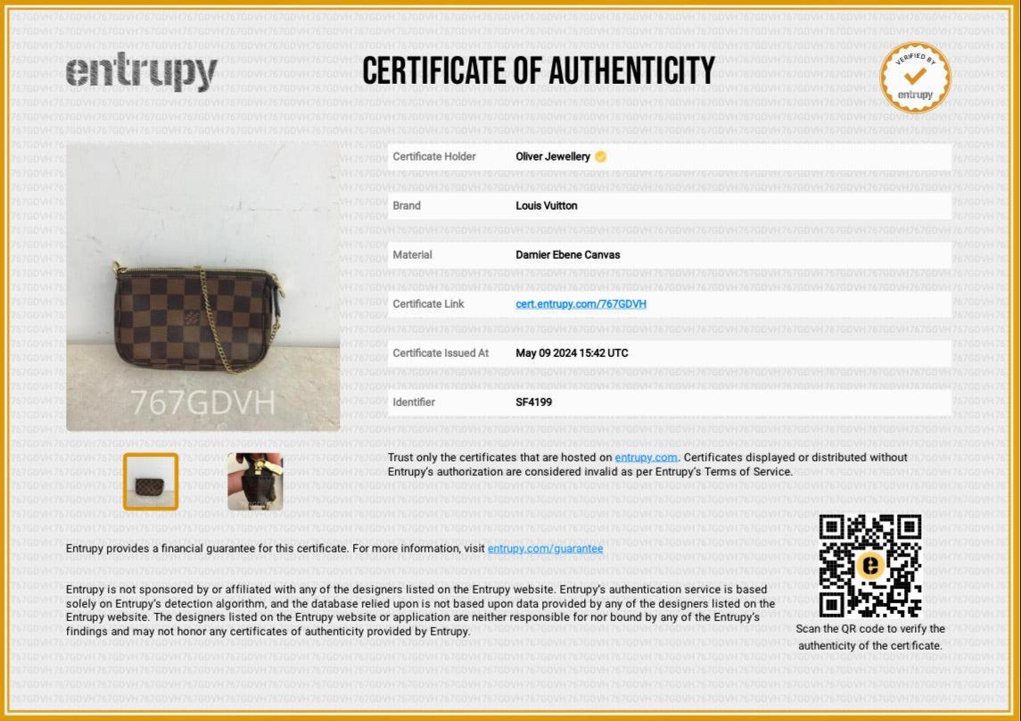 Louis Vuitton Damier Ebene Mini Pochette Accessories
