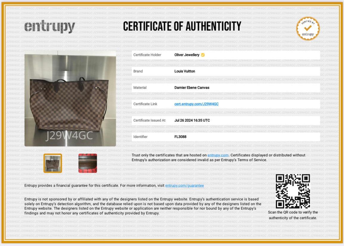 Louis Vuitton Damier Ebene Neverfull GM