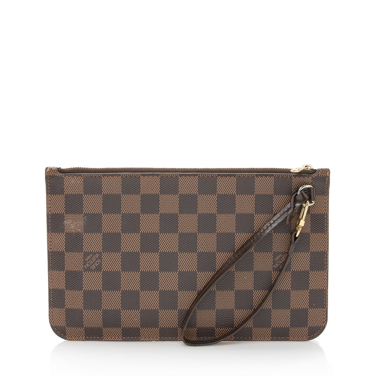 Louis Vuitton Damier Ebene Neverfull GM Pochette (SHF-22210)
