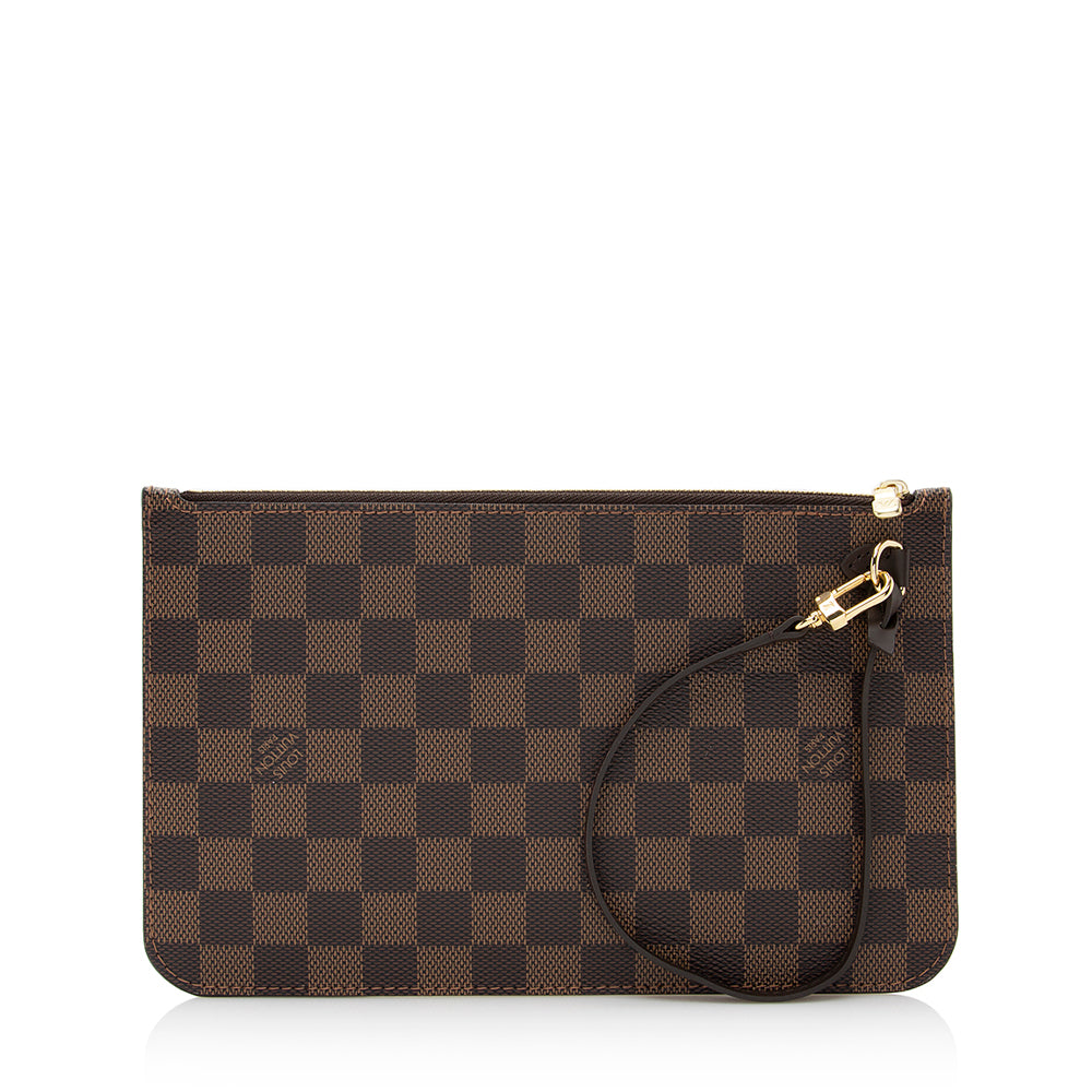 Louis Vuitton Damier Ebene Neverfull GM Pochette (SHF-cB2Gkw)
