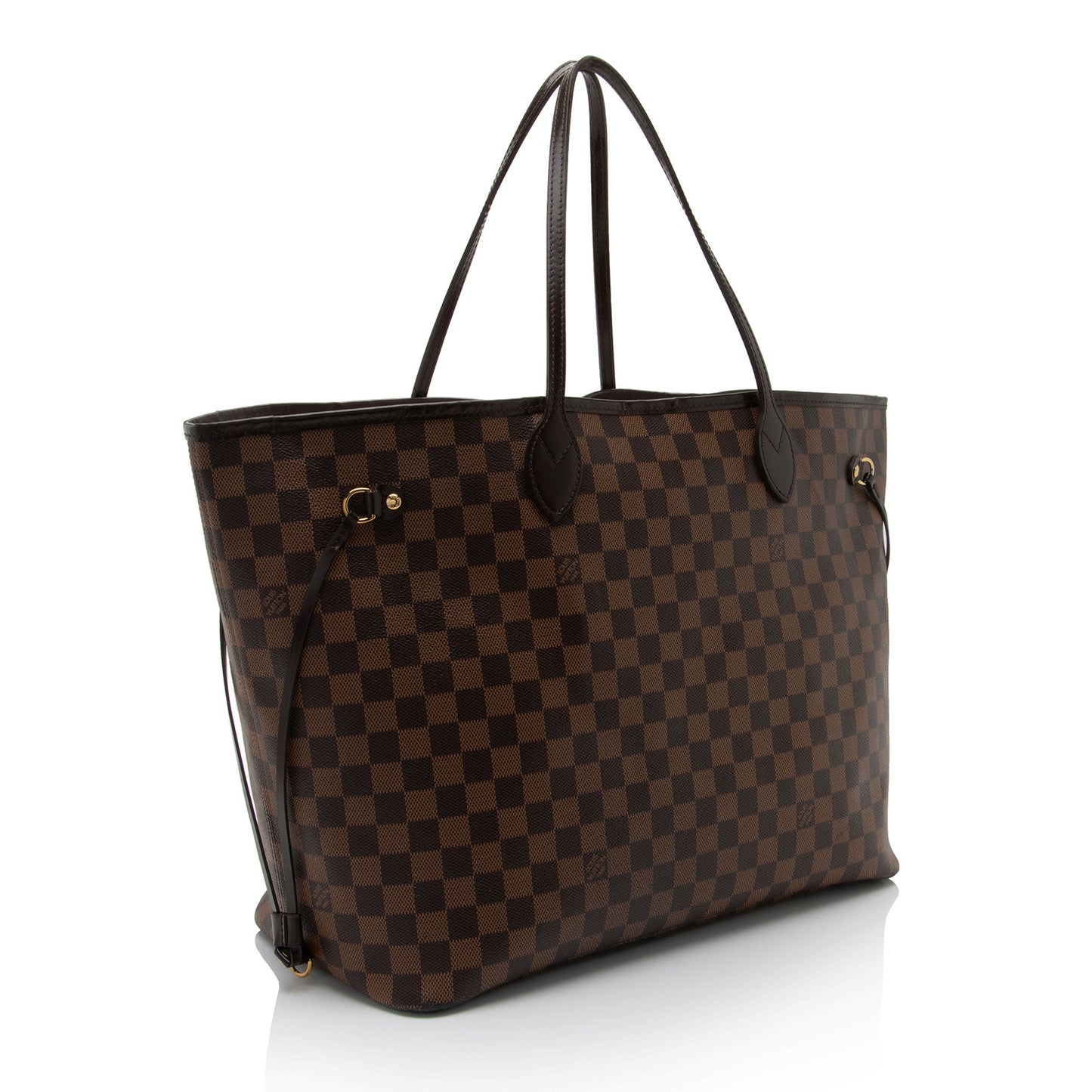 Louis Vuitton Damier Ebene Neverfull GM Tote (SHF-Vxt89r)
