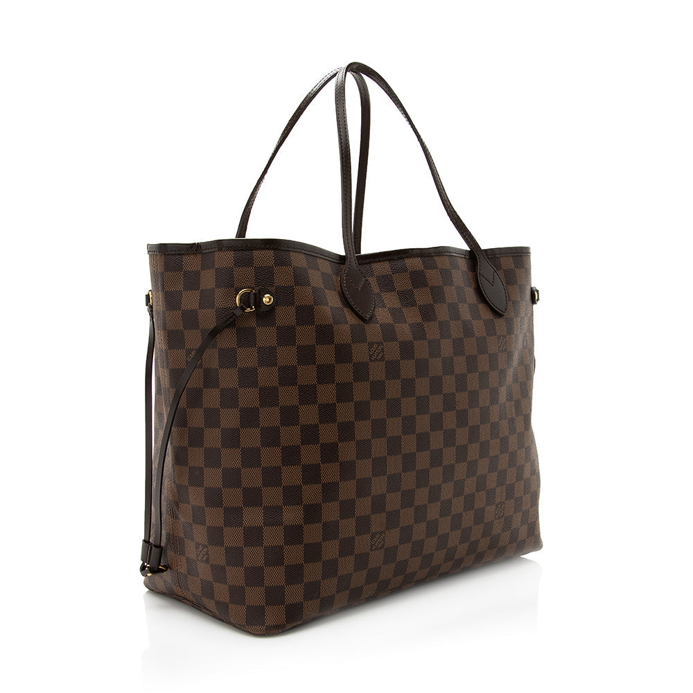 Louis Vuitton Damier Ebene Neverfull GM Tote (SHF-19779)
