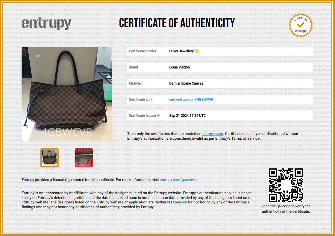 Louis Vuitton Damier Ebene Neverfull MM