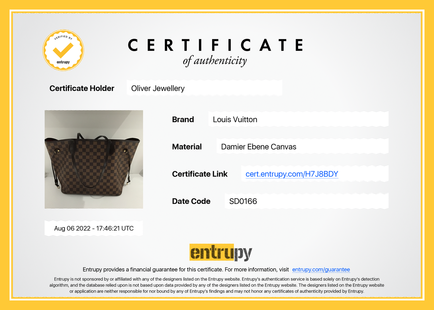 Louis Vuitton Damier Ebene Neverfull MM