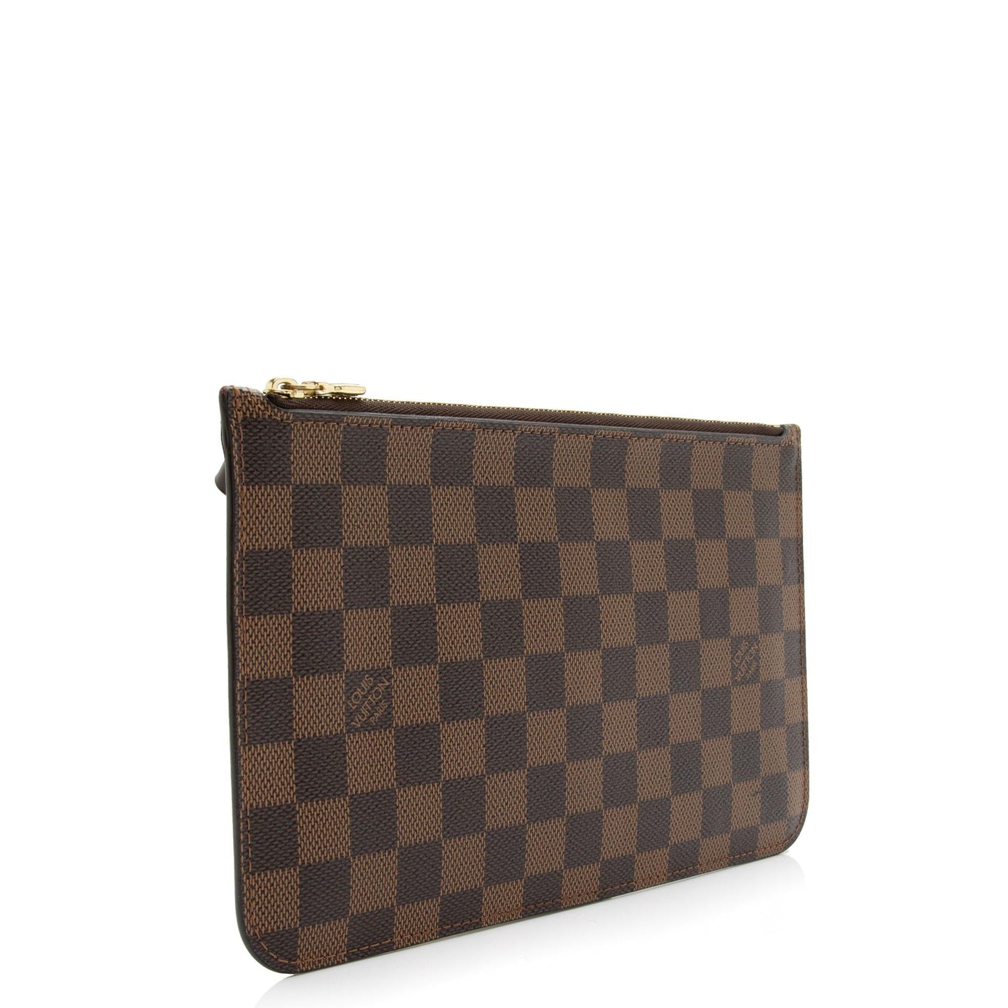 Louis Vuitton Damier Ebene Neverfull MM Pochette (SHF-23942)