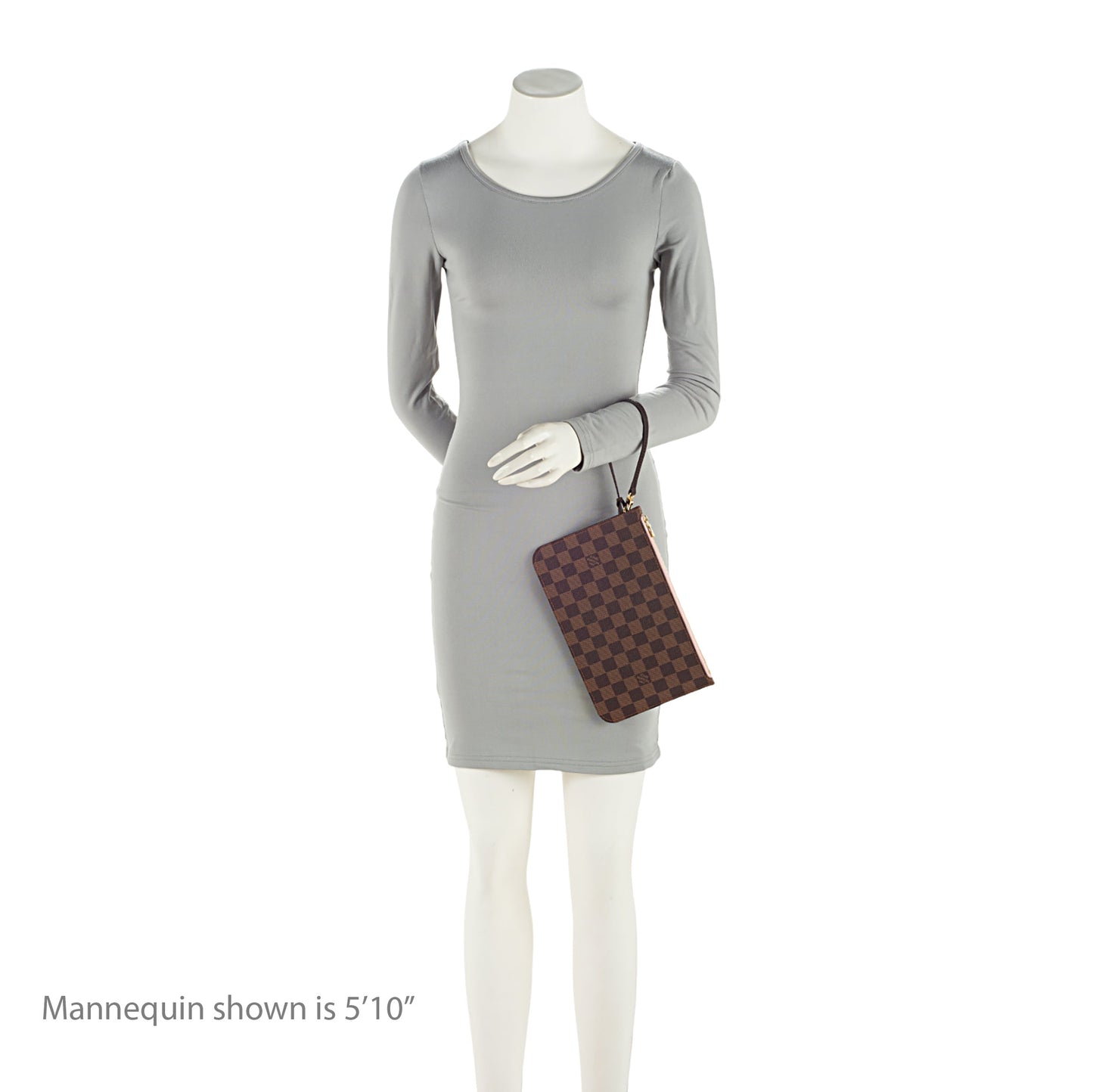 Louis Vuitton Damier Ebene Neverfull MM Pochette (SHF-OvClNn)