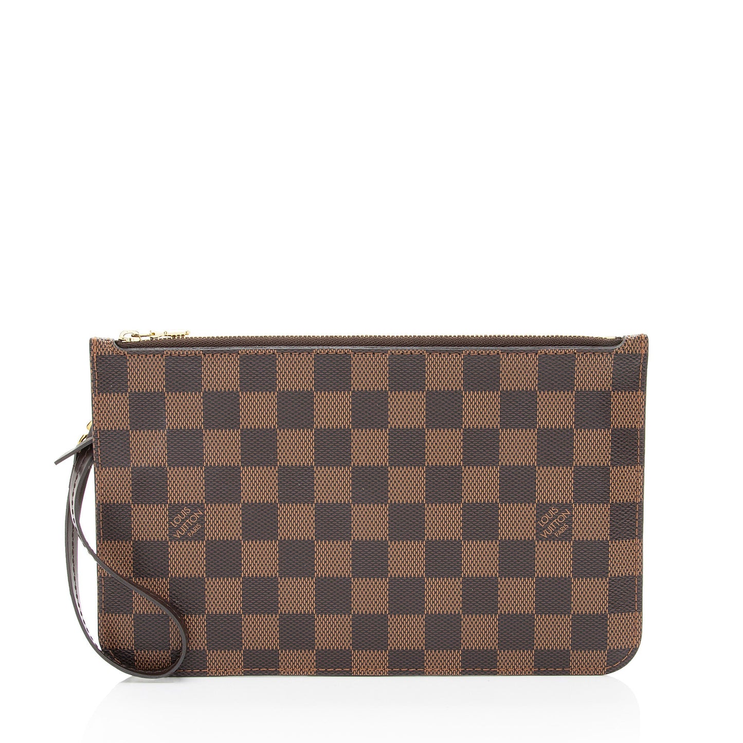 Louis Vuitton Damier Ebene Neverfull MM Pochette (SHF-T9Ww3O)