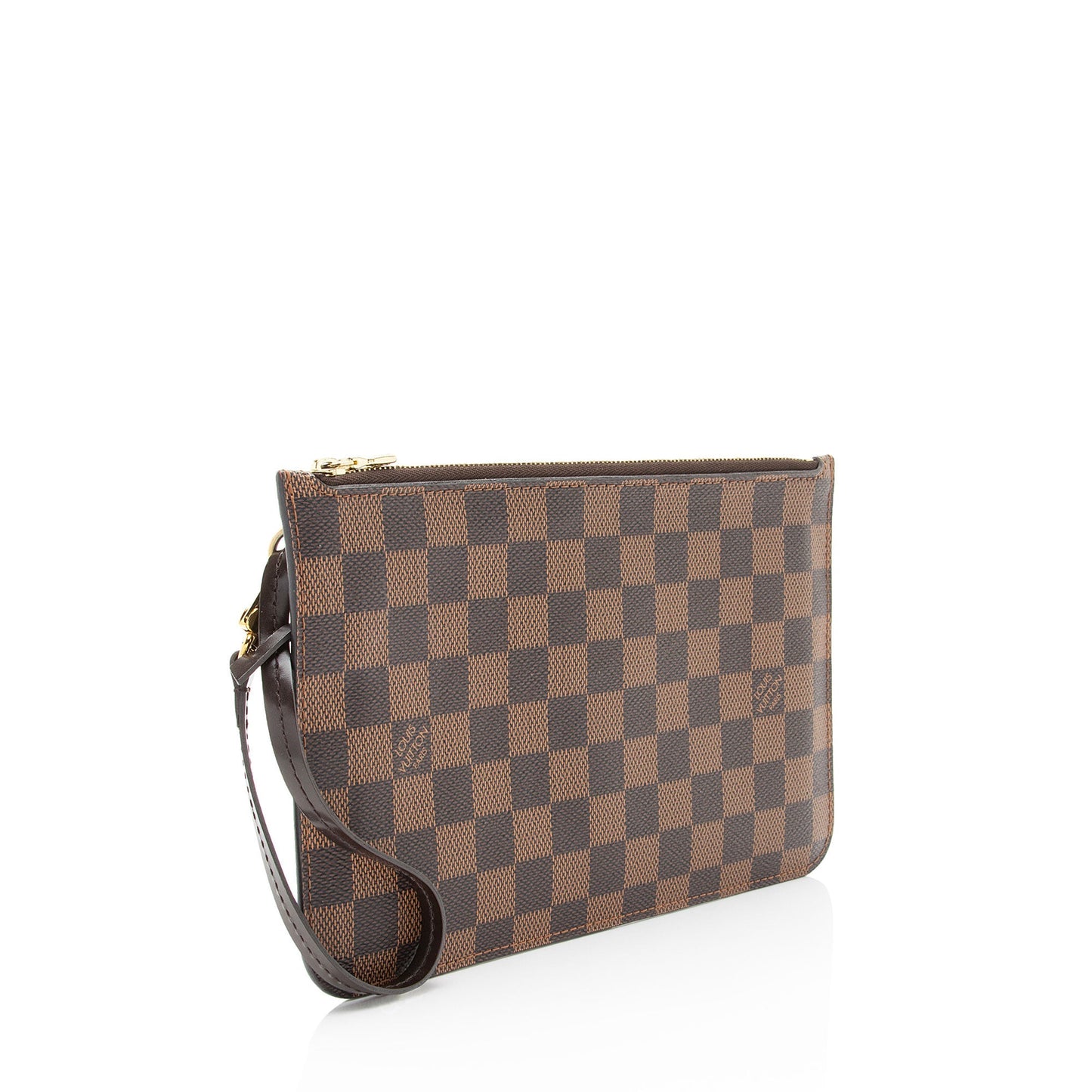 Louis Vuitton Damier Ebene Neverfull MM Pochette (SHF-T9Ww3O)