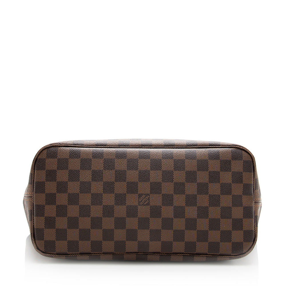 Louis Vuitton Damier Ebene Neverfull MM Tote (SHF-20010)