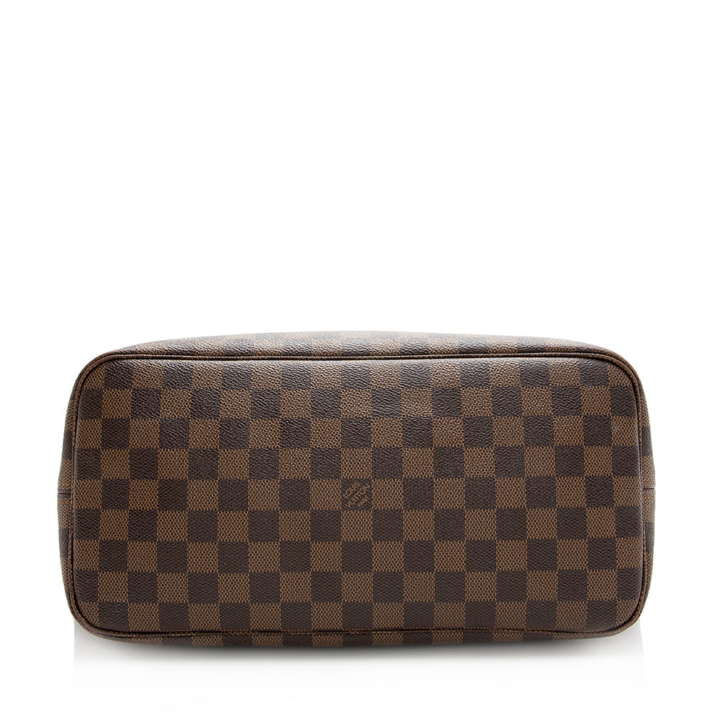 Louis Vuitton Damier Ebene Neverfull MM Tote (SHF-20389)