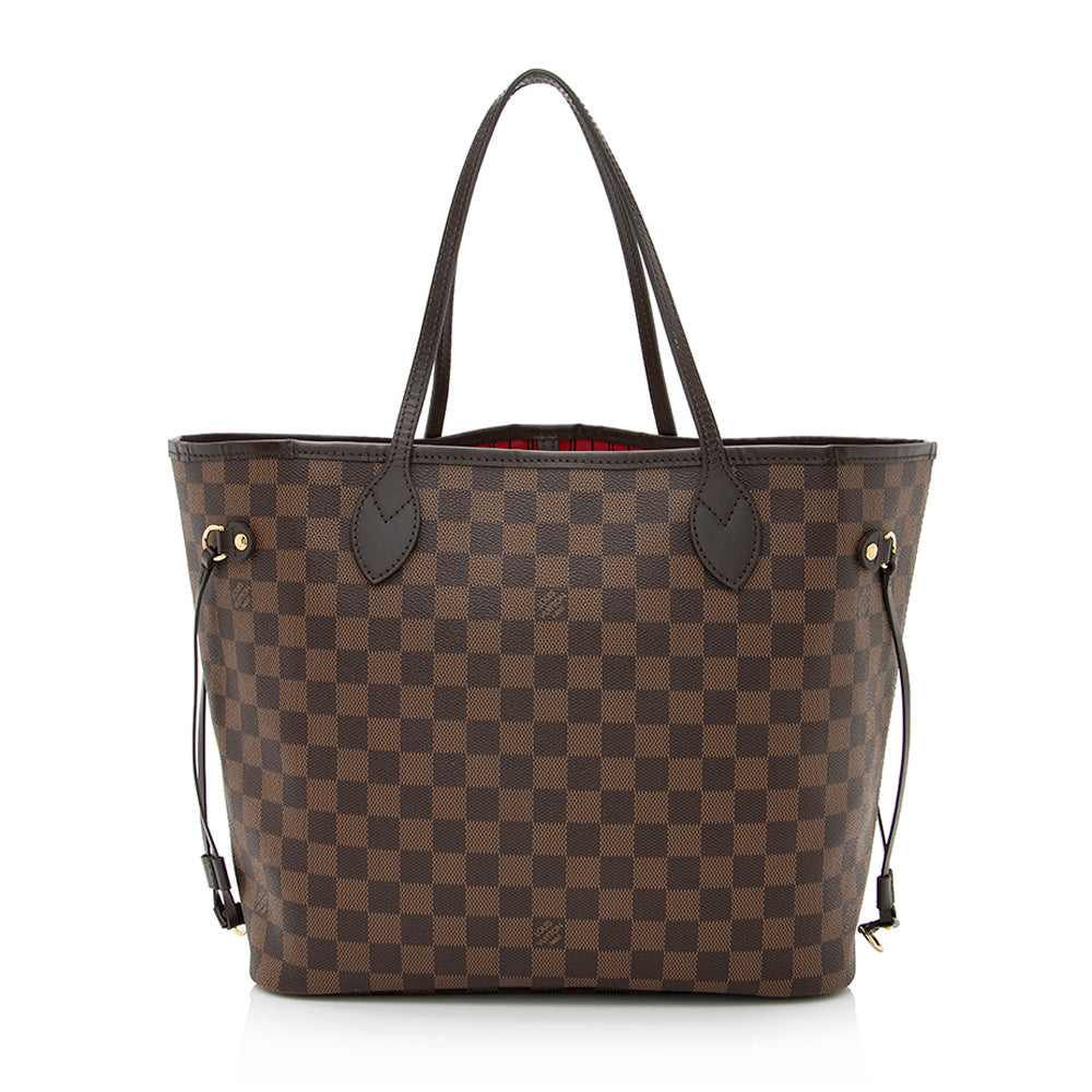 Louis Vuitton Damier Ebene Neverfull MM Tote (SHF-21394)