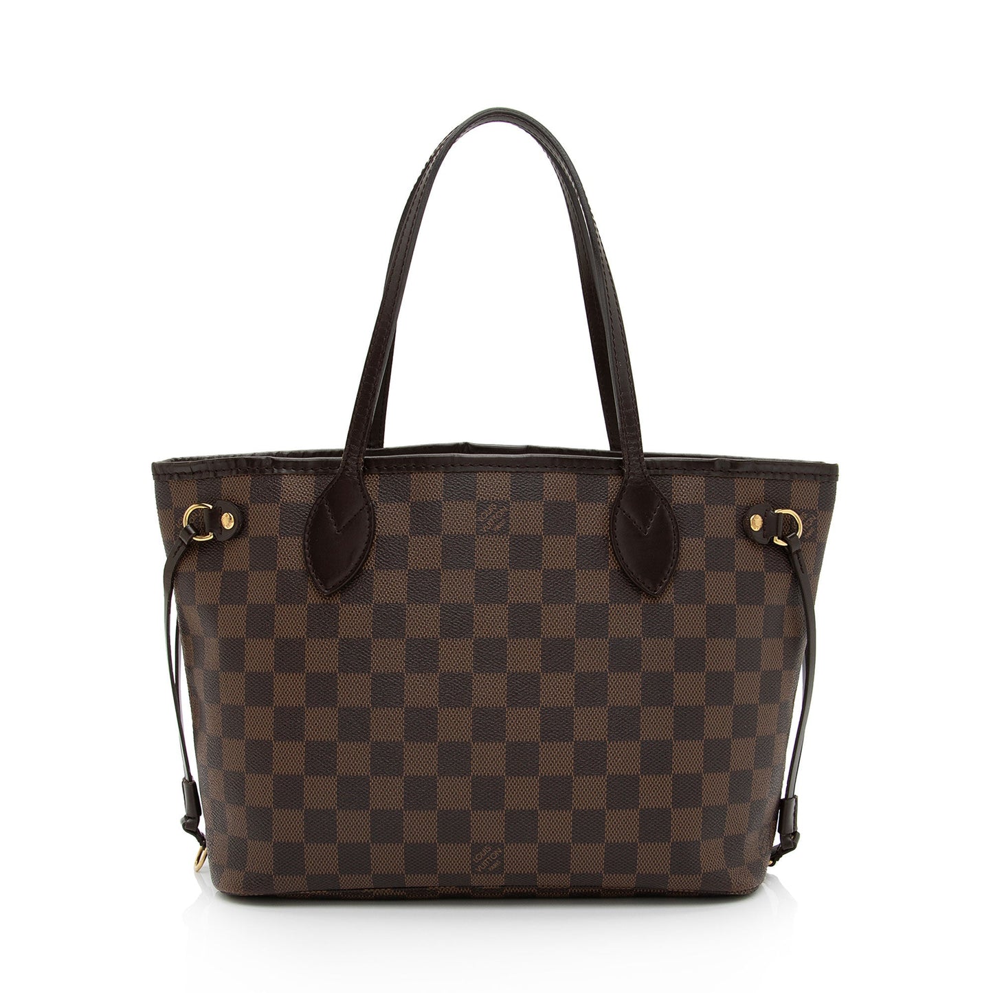 Louis Vuitton Damier Ebene Neverfull PM Tote (SHF-eoGuxb)