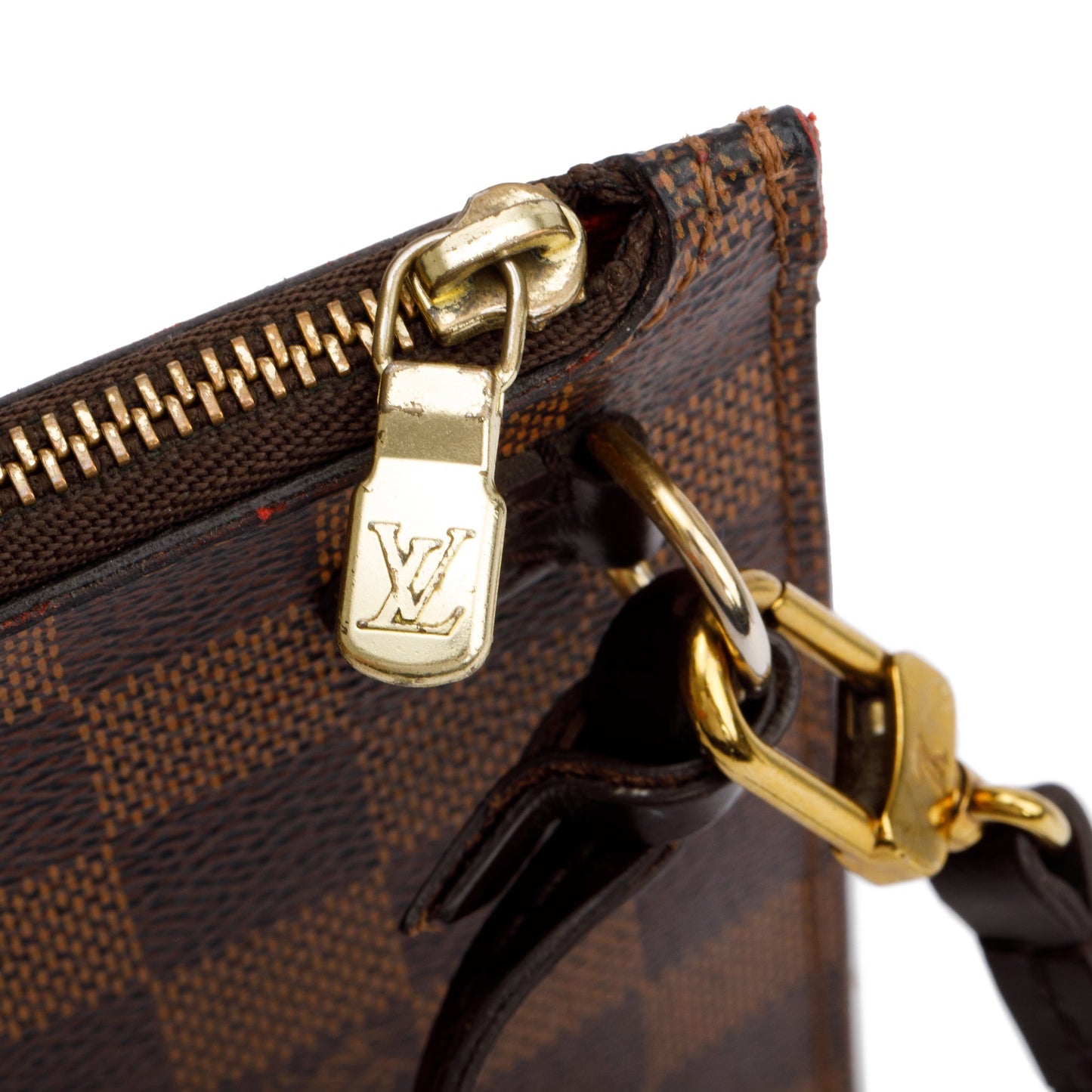 Louis Vuitton Damier Ebene Neverfull Pochette
